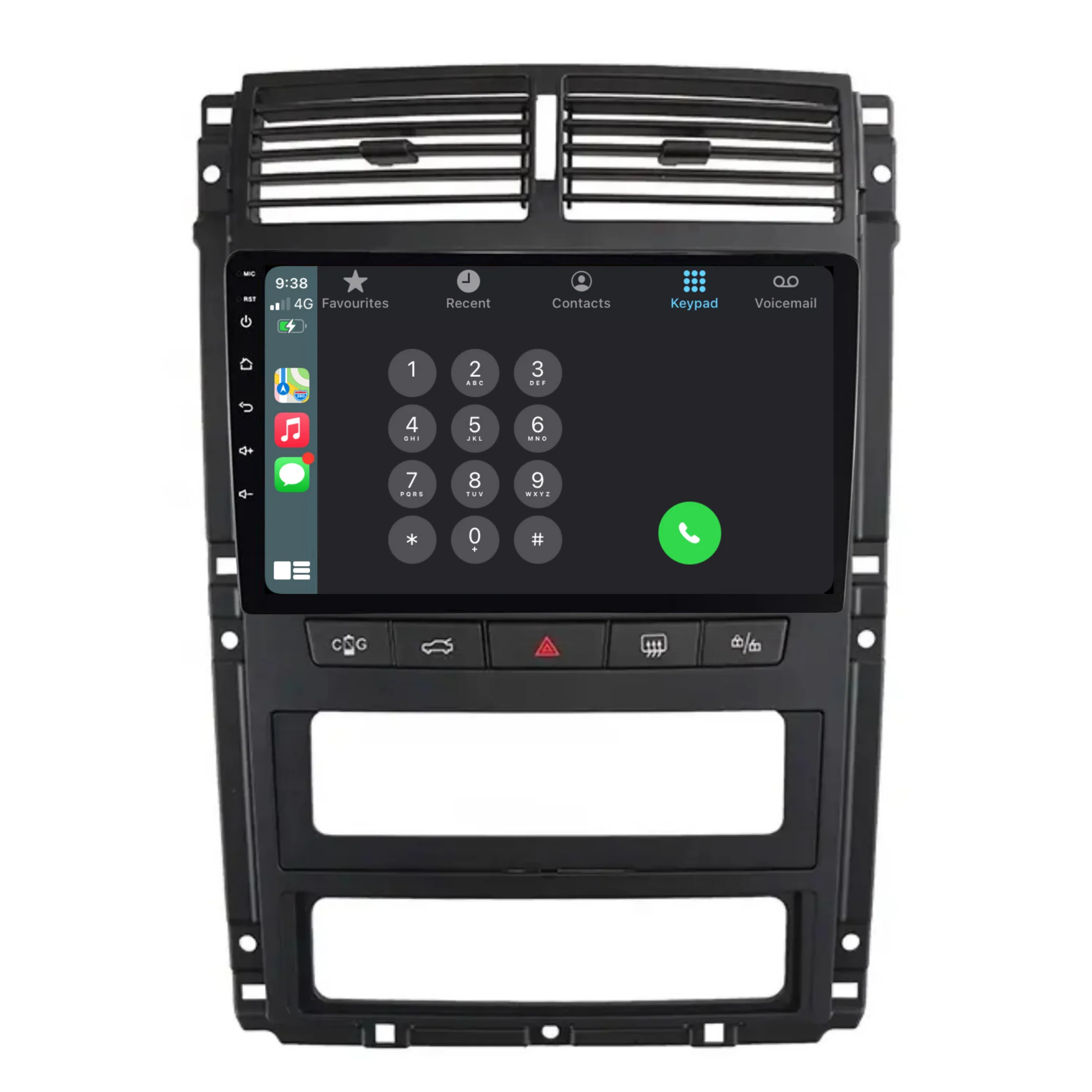 Peugeot 405 (2010-2019) Plug & Play Head Unit Upgrade Kit: Car Radio with Wireless & Wired Apple CarPlay & Android Auto - Image 3