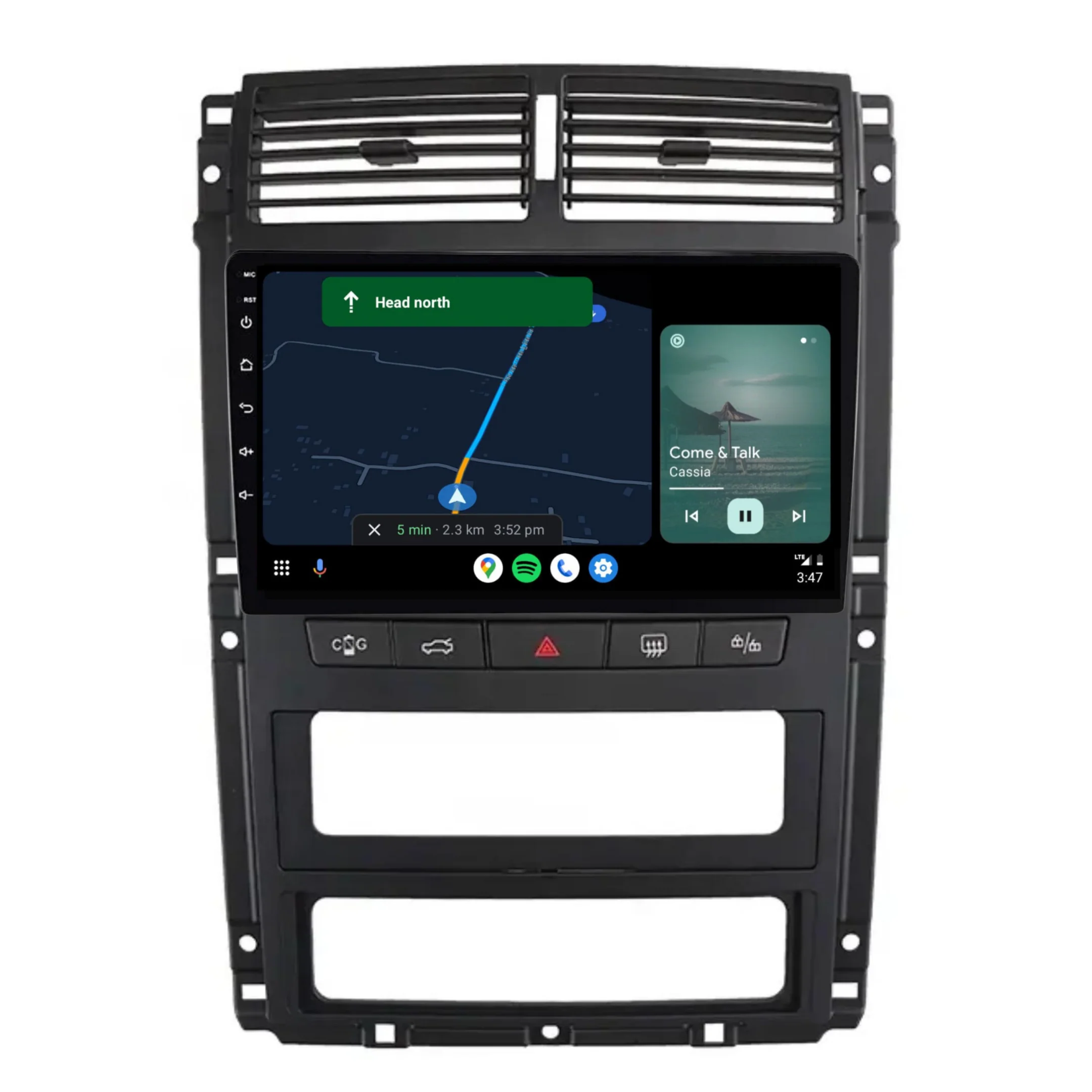 Peugeot 405 (2010-2019) Plug & Play Head Unit Upgrade Kit: Car Radio with Wireless & Wired Apple CarPlay & Android Auto - Image 4