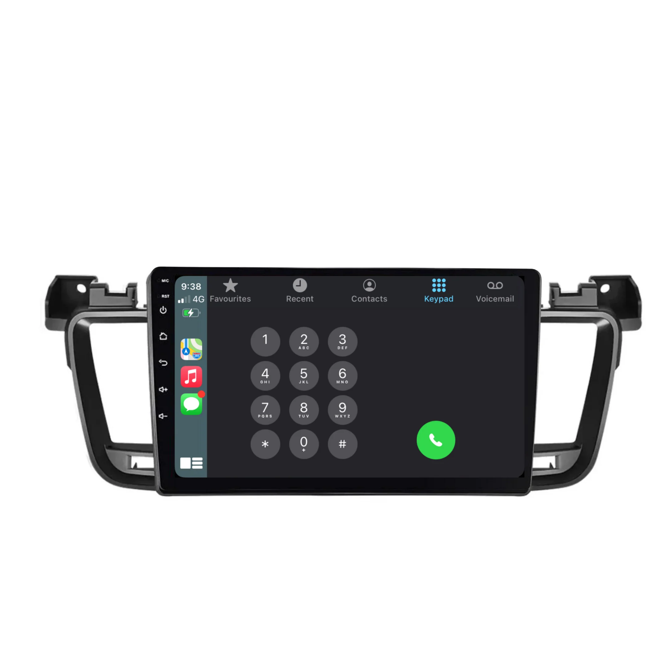 Peugeot 508 (2012-2016) Plug & Play Head Unit Upgrade Kit: Car Radio with Wireless & Wired Apple CarPlay & Android Auto - Image 3