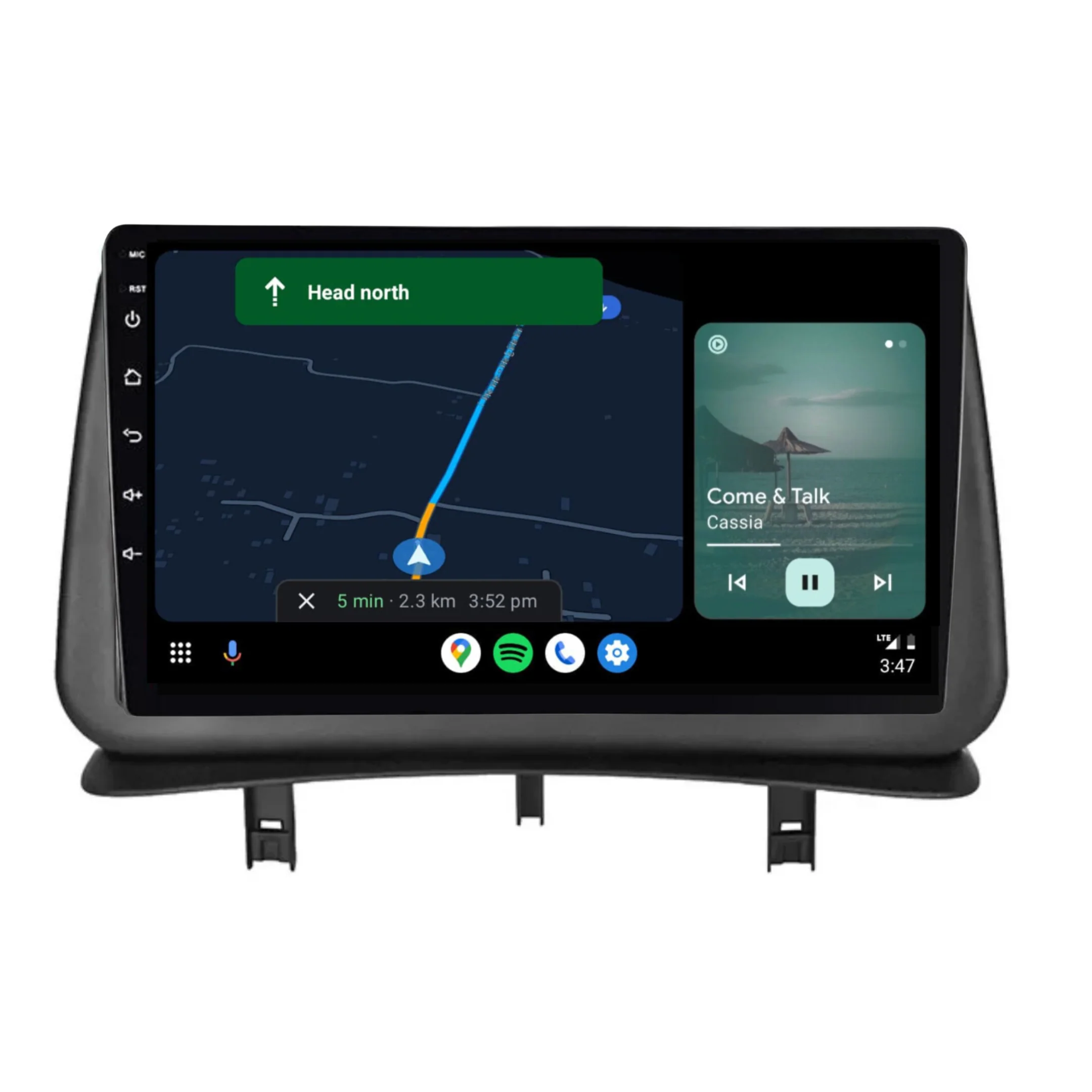 Renault Clio (2005-2014) Plug & Play Head Unit Upgrade Kit: Car Radio with Wireless & Wired Apple CarPlay & Android Auto - Image 4