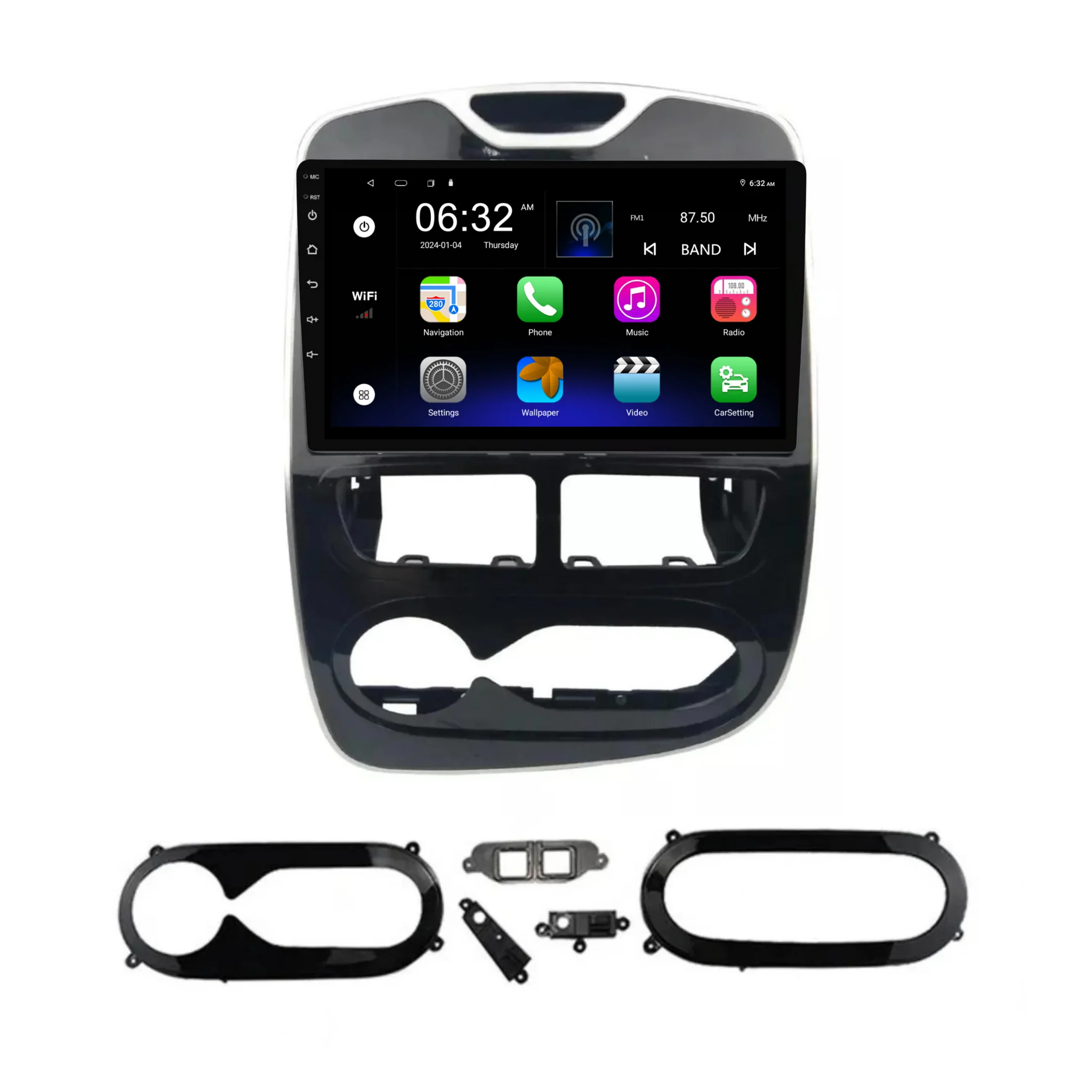 Renault Clio (2012-2016) Plug & Play Head Unit Upgrade Kit: Car Radio with Wireless & Wired Apple CarPlay & Android Auto - Image 6