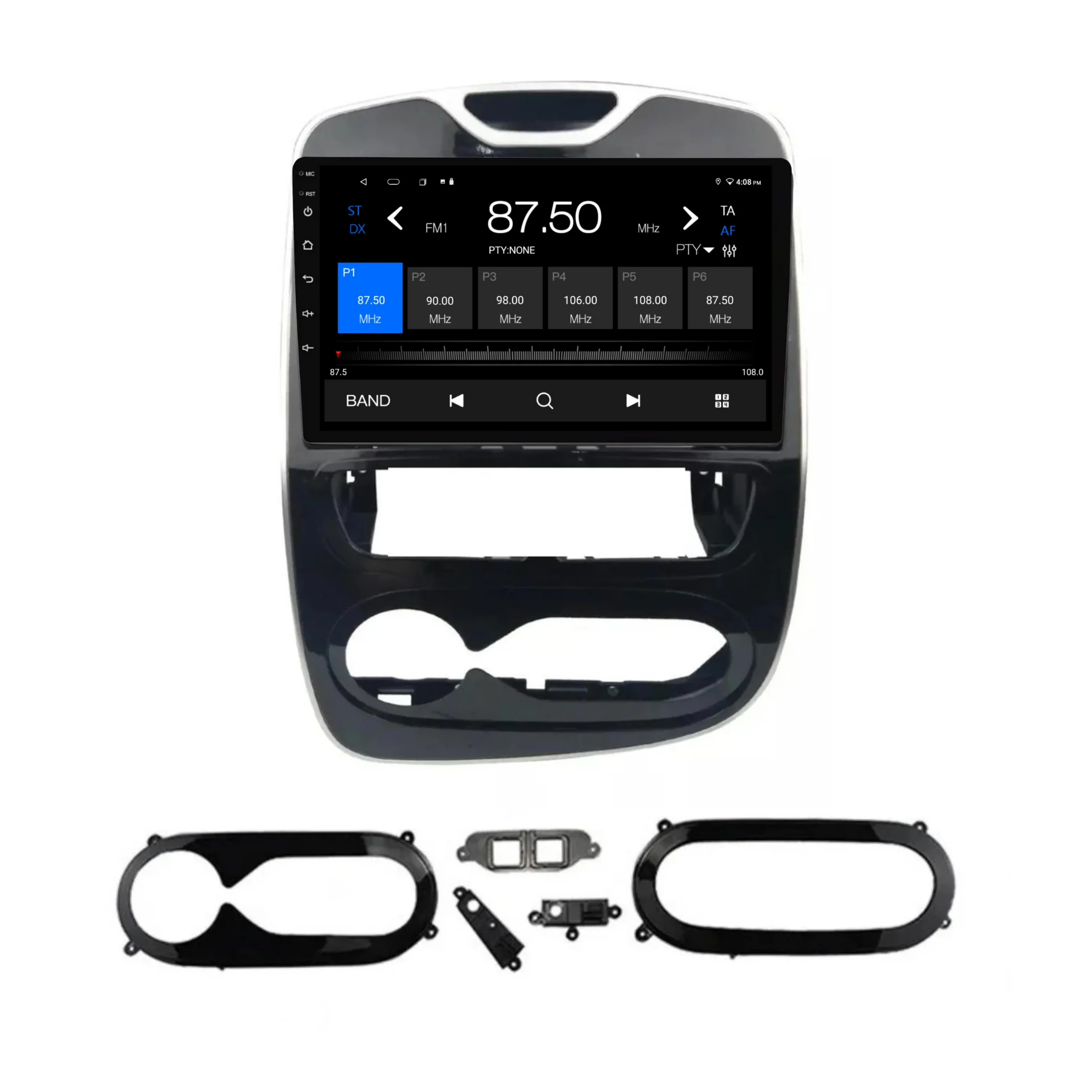 Renault Clio (2017+) Plug & Play Head Unit Upgrade Kit: Car Radio with Wireless & Wired Apple CarPlay & Android Auto - Image 5