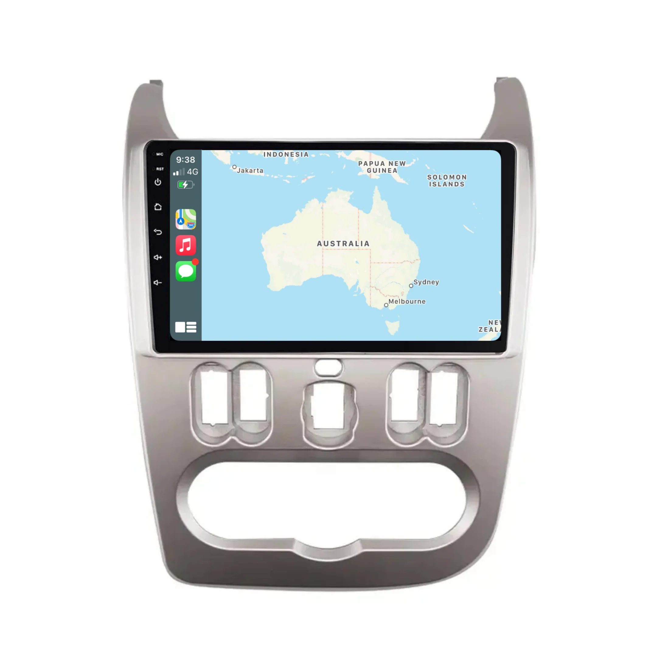 Renault Logan (2010-2013) Plug & Play Head Unit Upgrade Kit: Car Radio with Wireless & Wired Apple CarPlay & Android Auto - Image 2