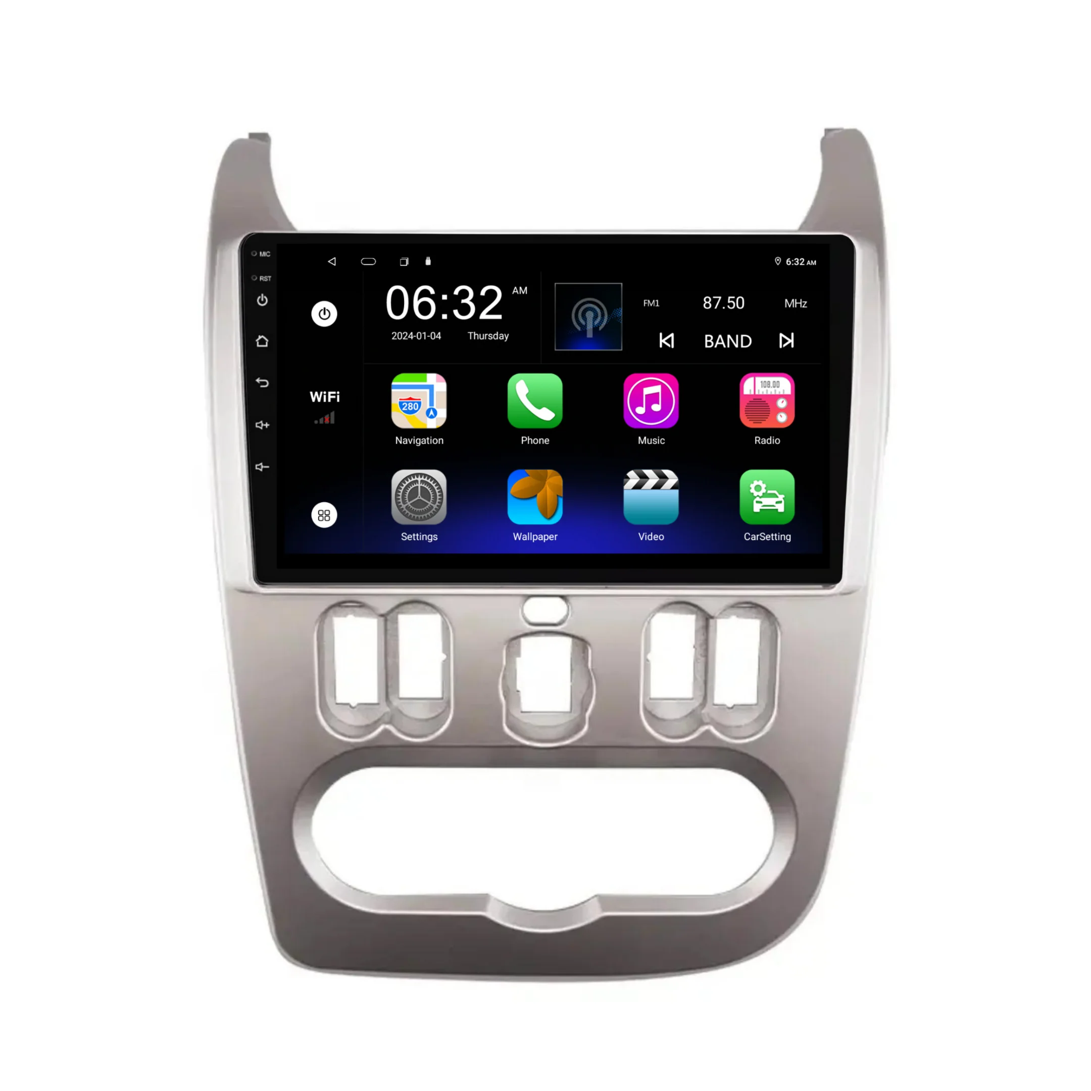 Renault Logan (2010-2013) Plug & Play Head Unit Upgrade Kit: Car Radio with Wireless & Wired Apple CarPlay & Android Auto - Image 6
