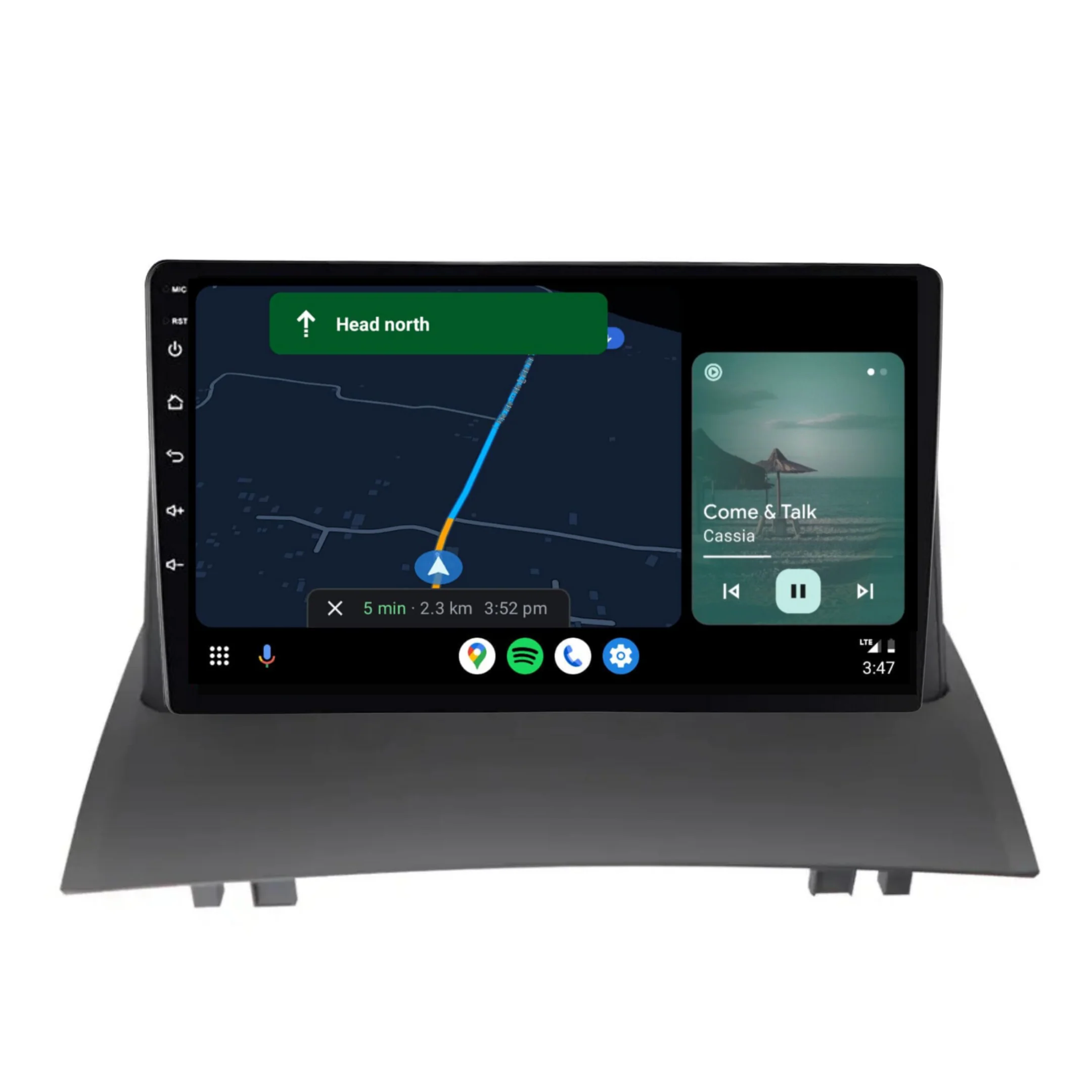 Renault Megane 2 (2004-2008) Plug & Play Head Unit Upgrade Kit: Car Radio with Wireless & Wired Apple CarPlay & Android Auto - Image 4