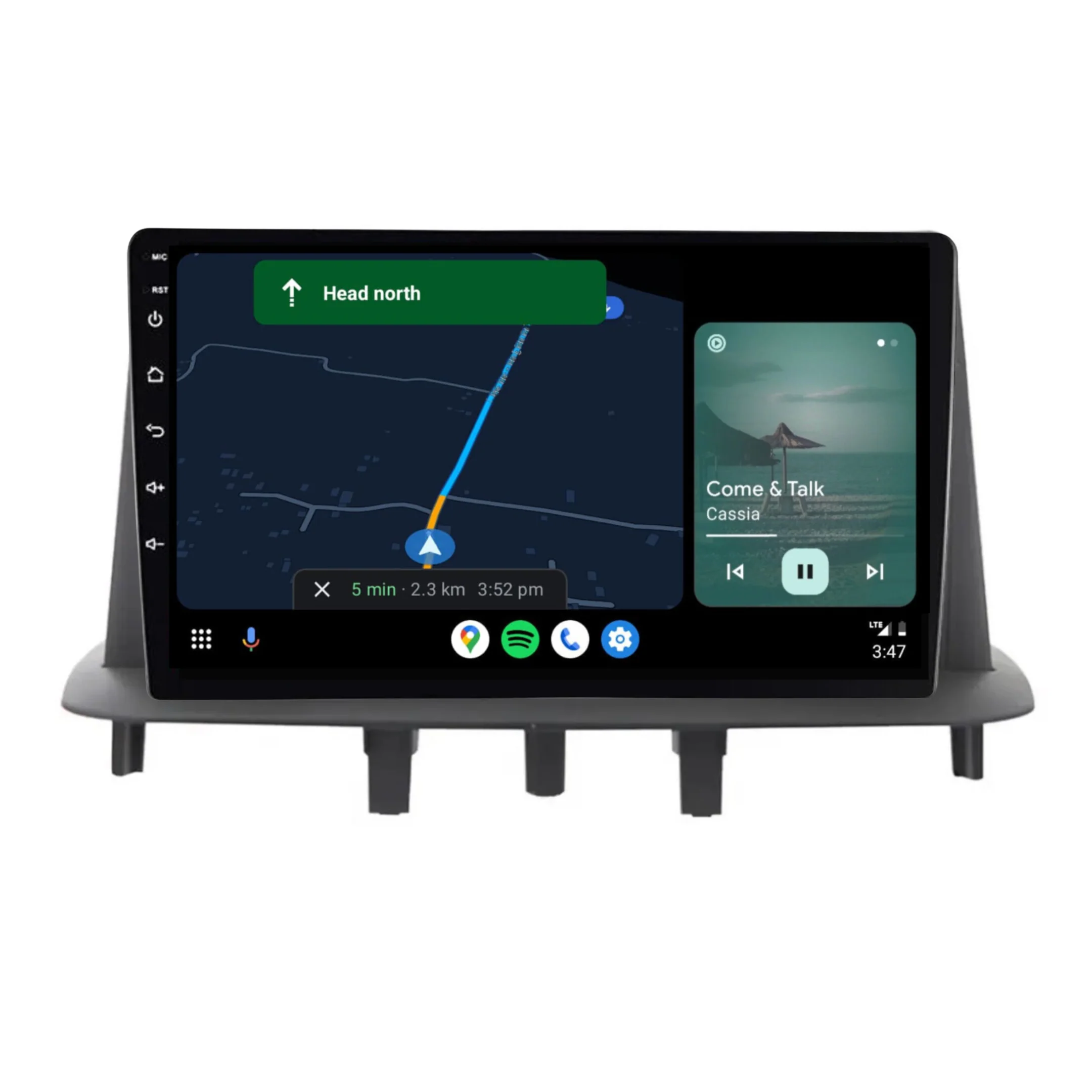 Renault Megane 3 (2009-2014) Plug & Play Head Unit Upgrade Kit: Car Radio with Wireless & Wired Apple CarPlay & Android Auto - Image 4