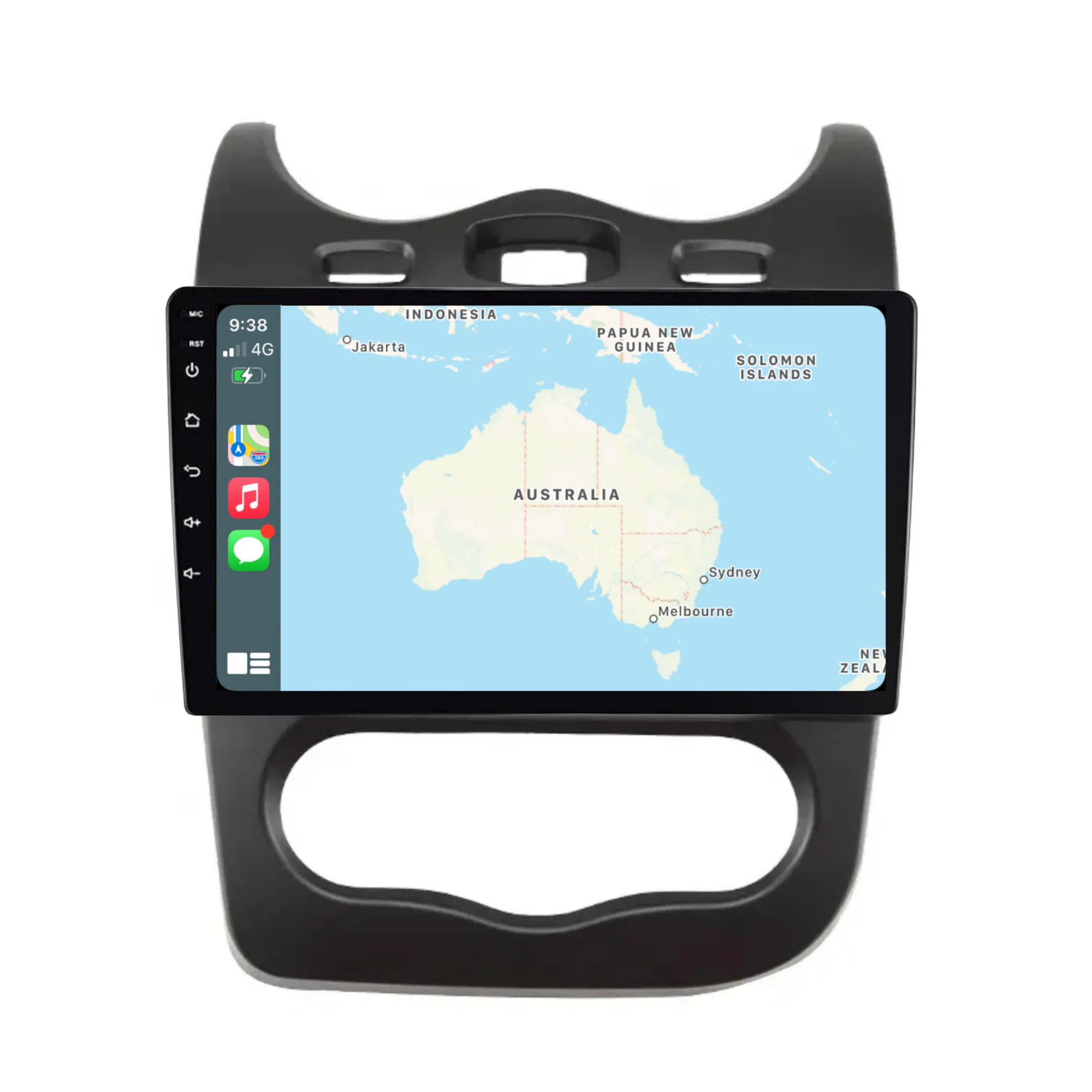 Renault Sandero (2013-2014) Plug & Play Head Unit Upgrade Kit: Car Radio with Wireless & Wired Apple CarPlay & Android Auto - Image 2