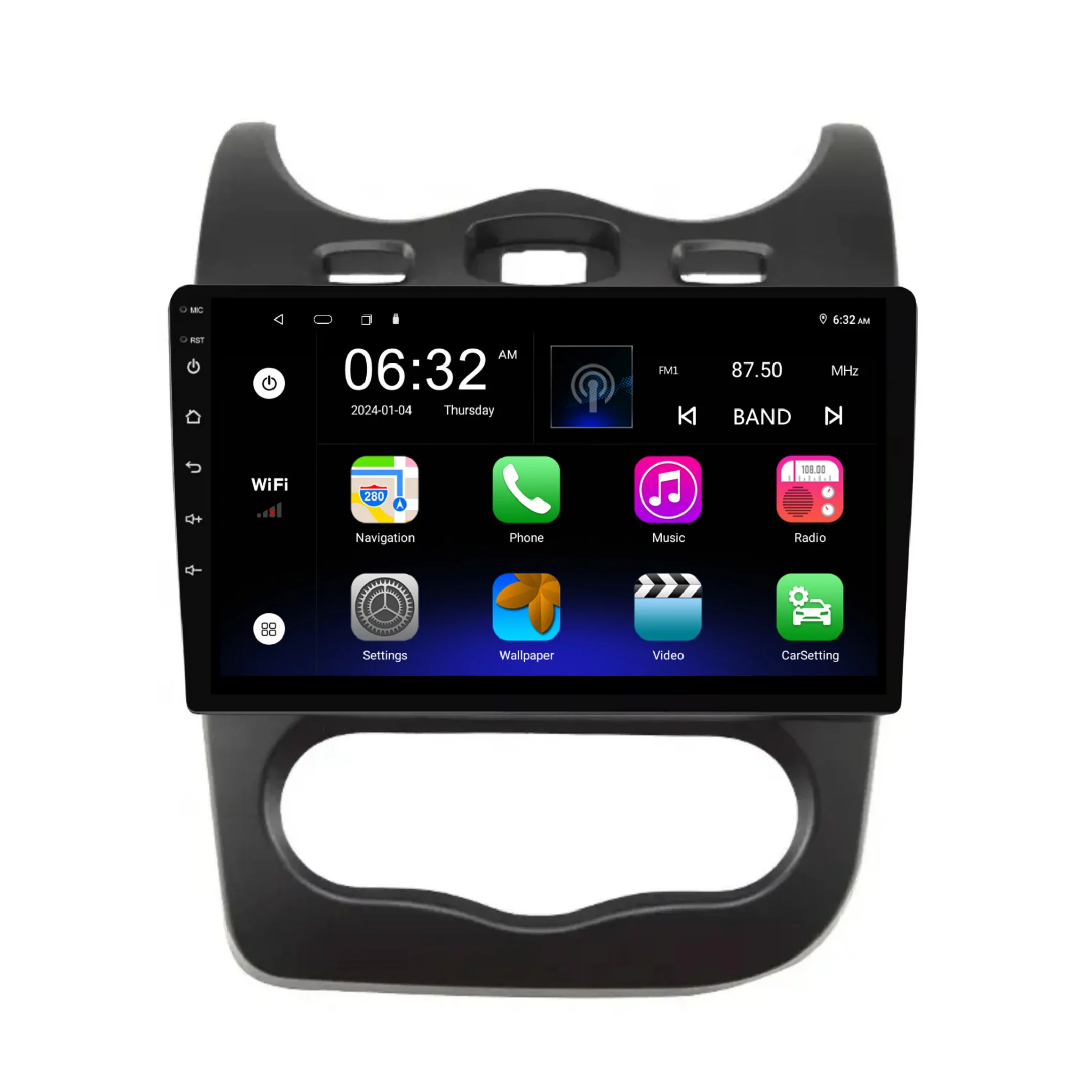 Renault Sandero (2013-2014) Plug & Play Head Unit Upgrade Kit: Car Radio with Wireless & Wired Apple CarPlay & Android Auto - Image 6