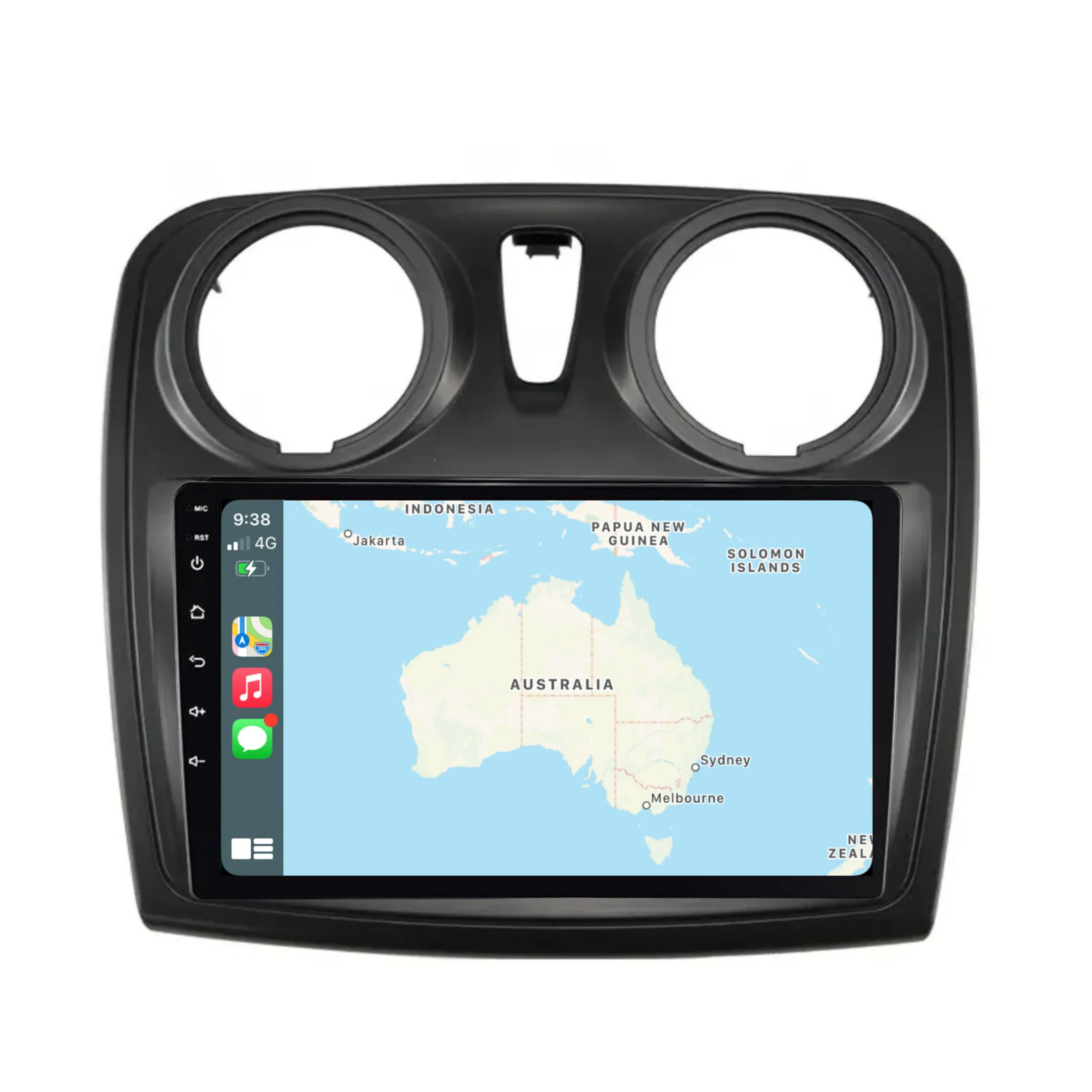 Renault Sandero (2014-2017) Plug & Play Head Unit Upgrade Kit: Car Radio with Wireless & Wired Apple CarPlay & Android Auto - Image 2