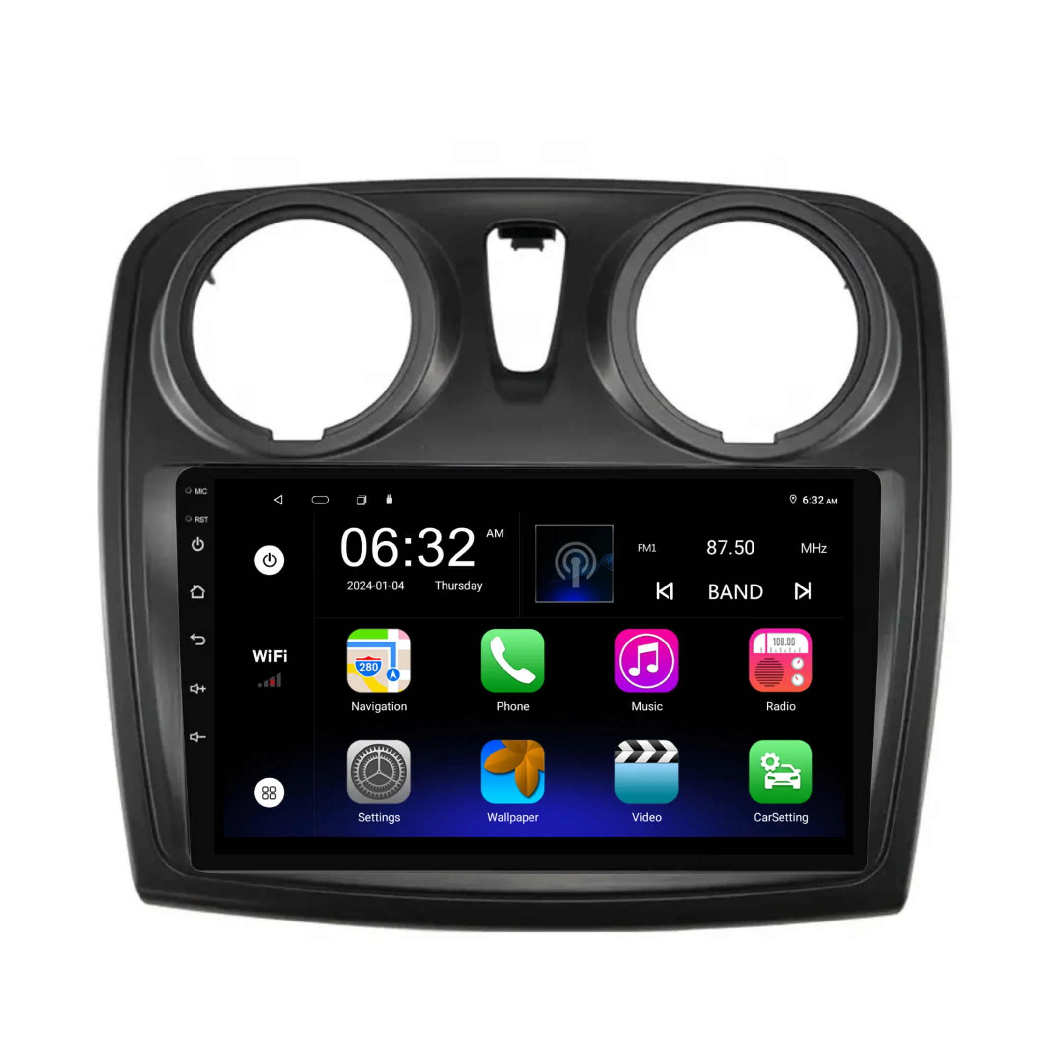 Renault Sandero (2014-2017) Plug & Play Head Unit Upgrade Kit: Car Radio with Wireless & Wired Apple CarPlay & Android Auto - Image 6