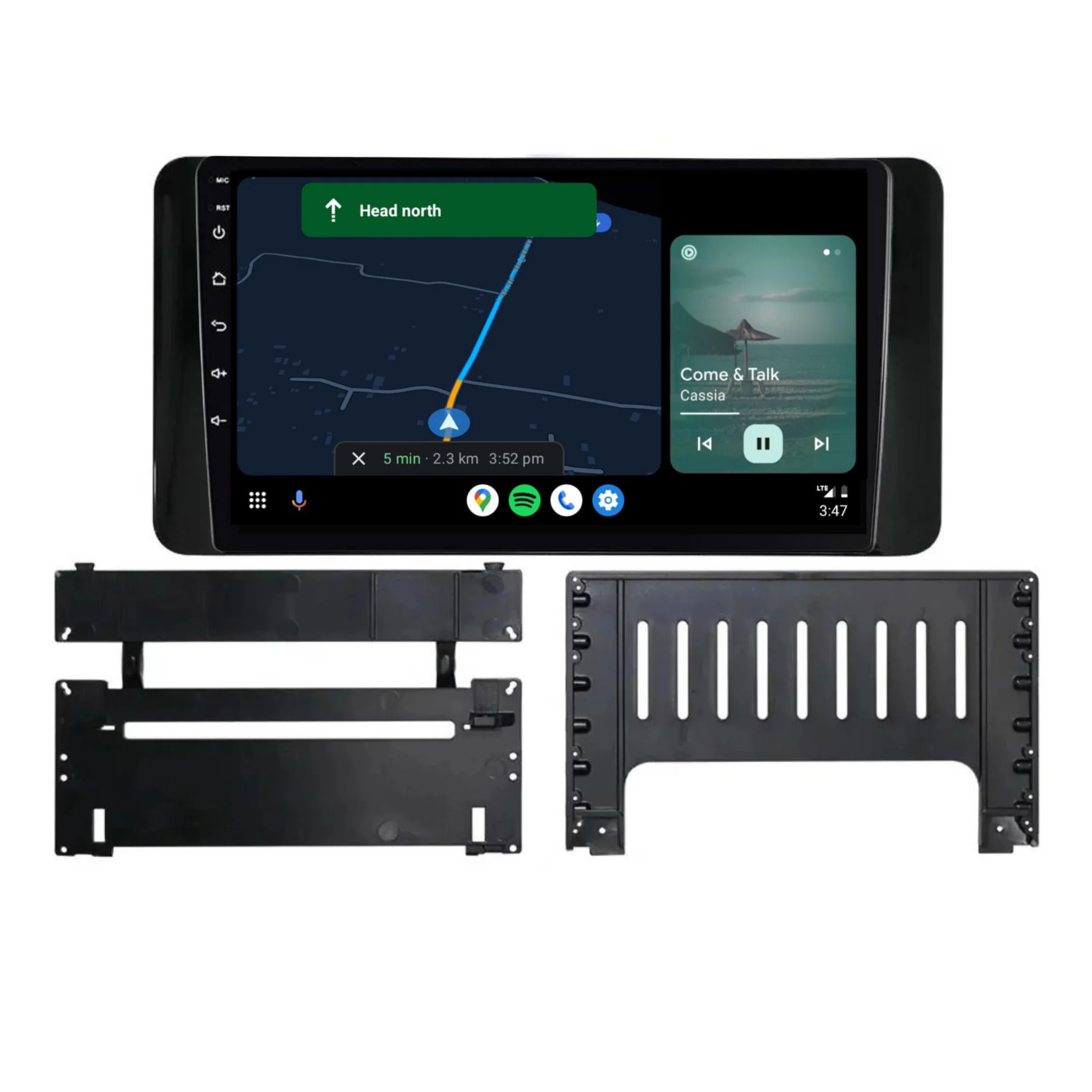 Skoda Kamiq (2017-2022) Plug & Play Head Unit Upgrade Kit: Car Radio with Wireless & Wired Apple CarPlay & Android Auto - Image 4