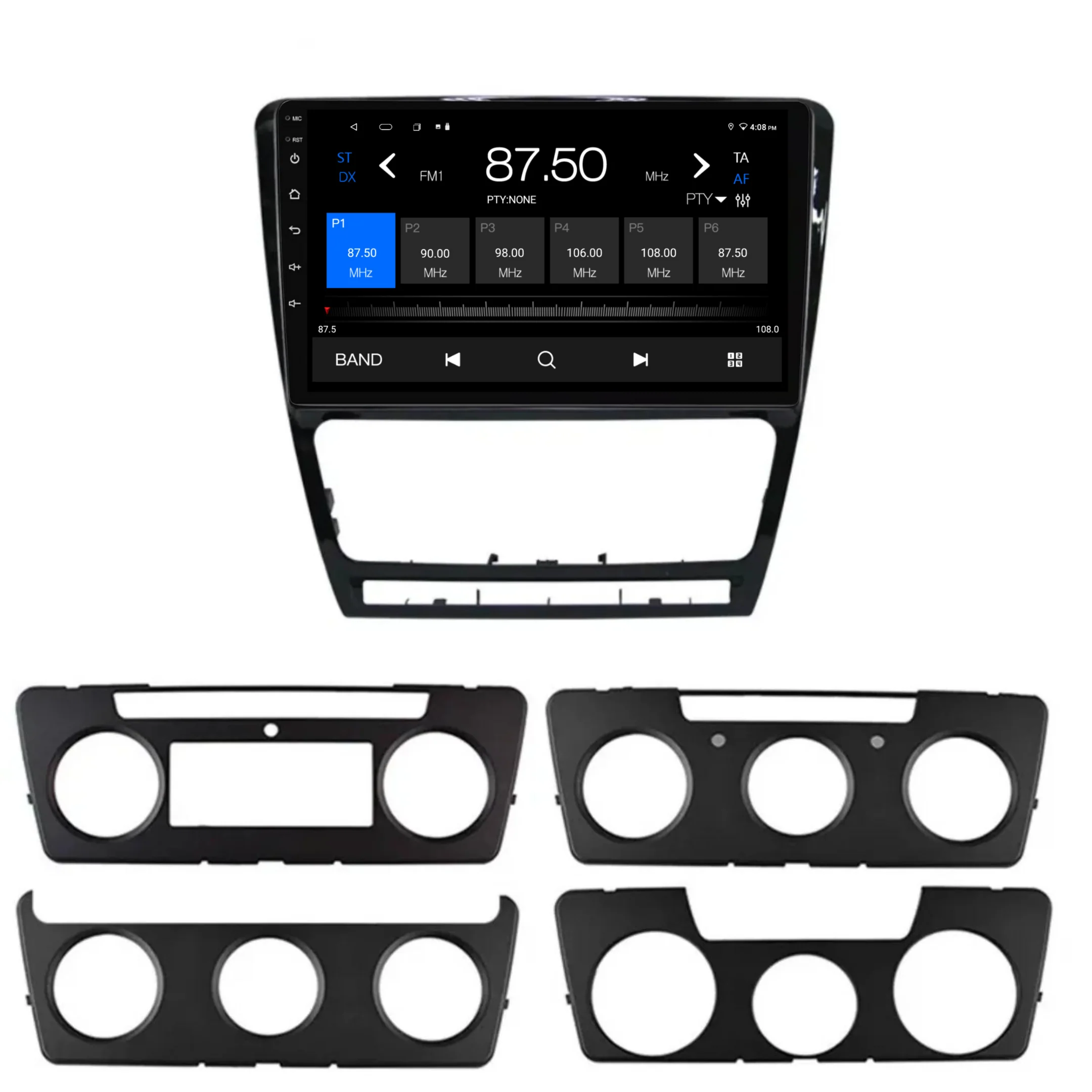 Skoda Octavia (2007-2013) Plug & Play Head Unit Upgrade Kit: Car Radio with Wireless & Wired Apple CarPlay & Android Auto - Image 5