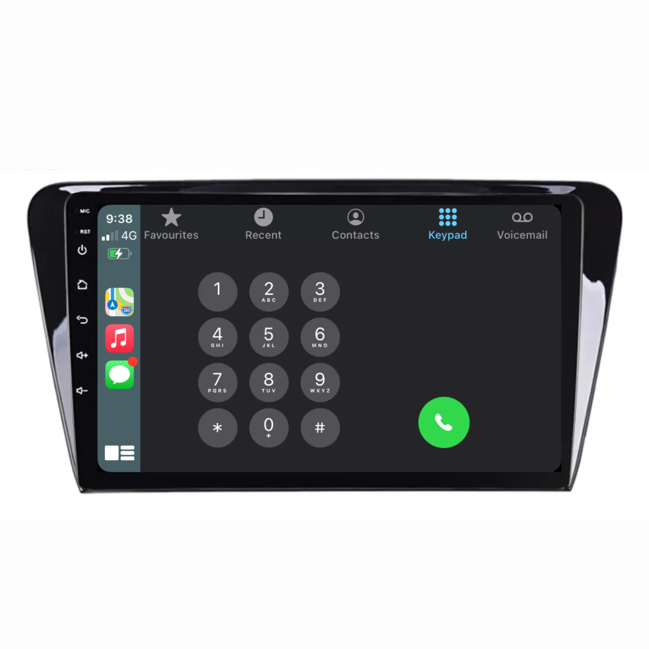 Skoda Octavia (2015-2018) Plug & Play Head Unit Upgrade Kit: Car Radio with Wireless & Wired Apple CarPlay & Android Auto - Image 5