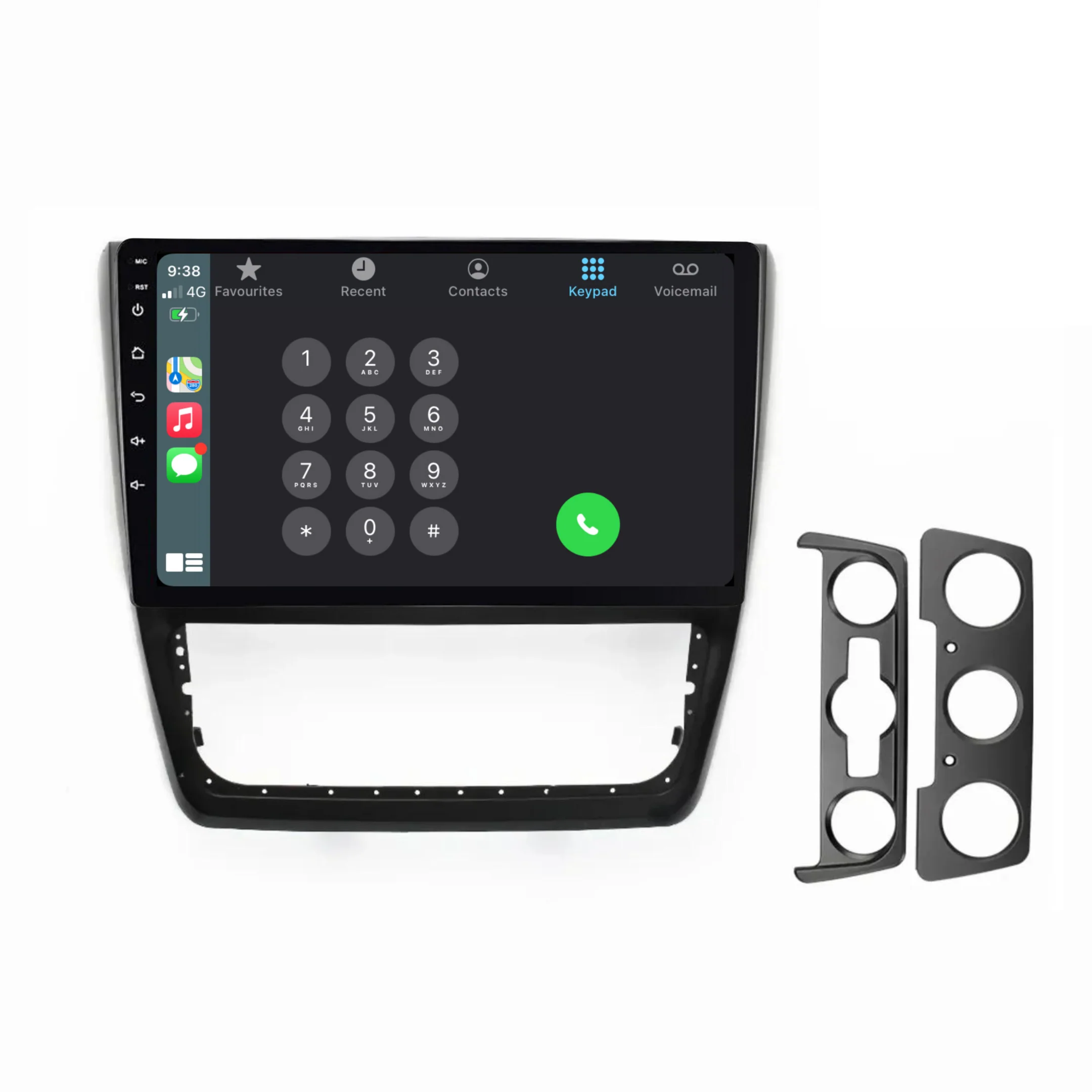 Skoda Yeti (2009-2017) Plug & Play Head Unit Upgrade Kit: Car Radio with Wireless & Wired Apple CarPlay & Android Auto - Image 3