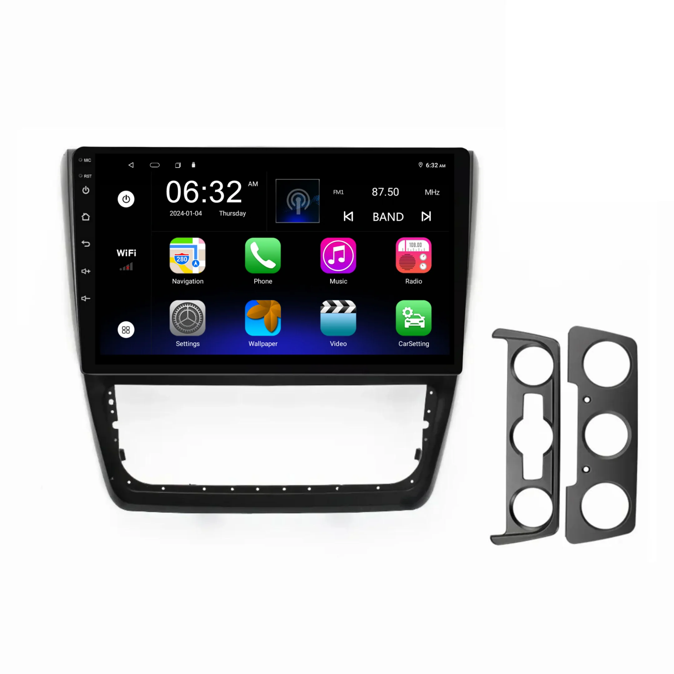 Skoda Yeti (2009-2017) Plug & Play Head Unit Upgrade Kit: Car Radio with Wireless & Wired Apple CarPlay & Android Auto - Image 6