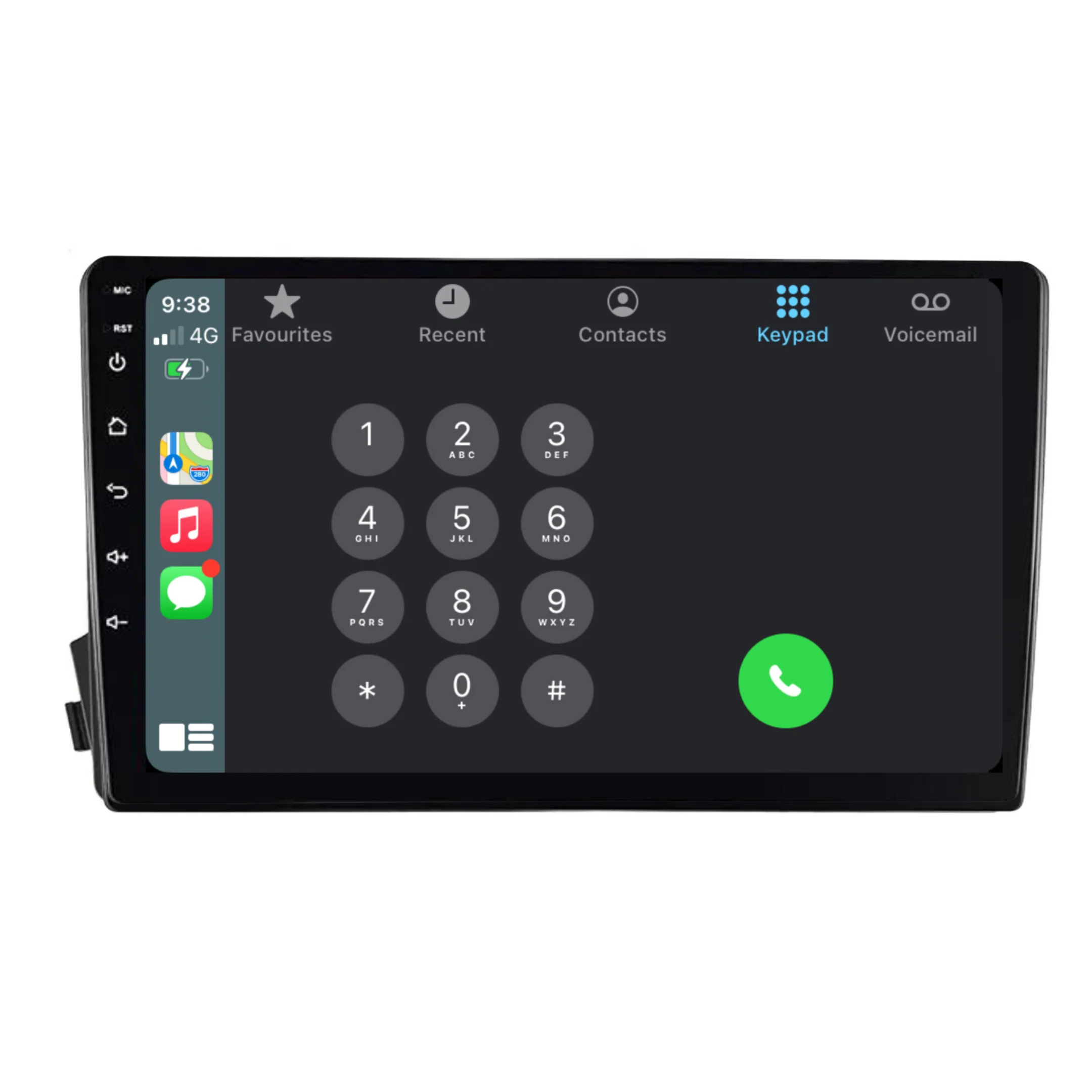 Ssangyong Actyon (2005-2013) Plug & Play Head Unit Upgrade Kit: Car Radio with Wireless & Wired Apple CarPlay & Android Auto - Image 3