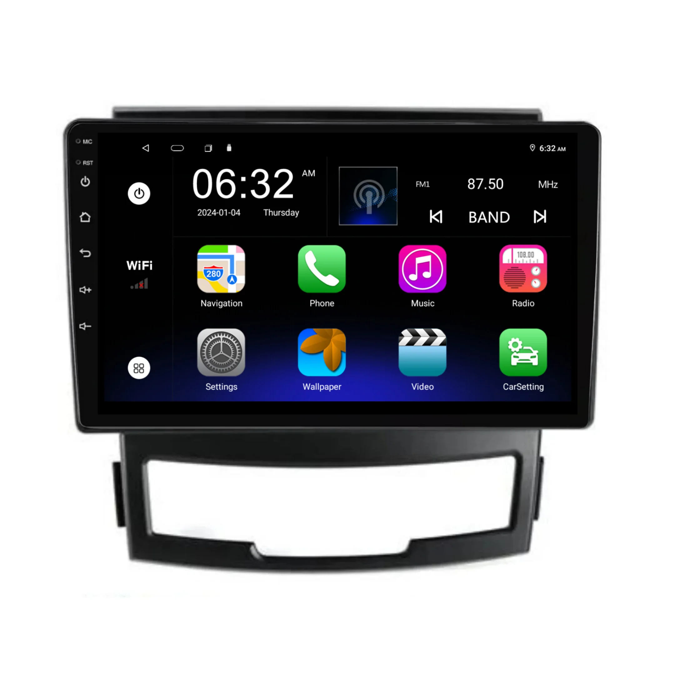 Ssangyong Korando (2010-2013) Plug & Play Head Unit Upgrade Kit: Car Radio with Wireless & Wired Apple CarPlay & Android Auto - Image 6