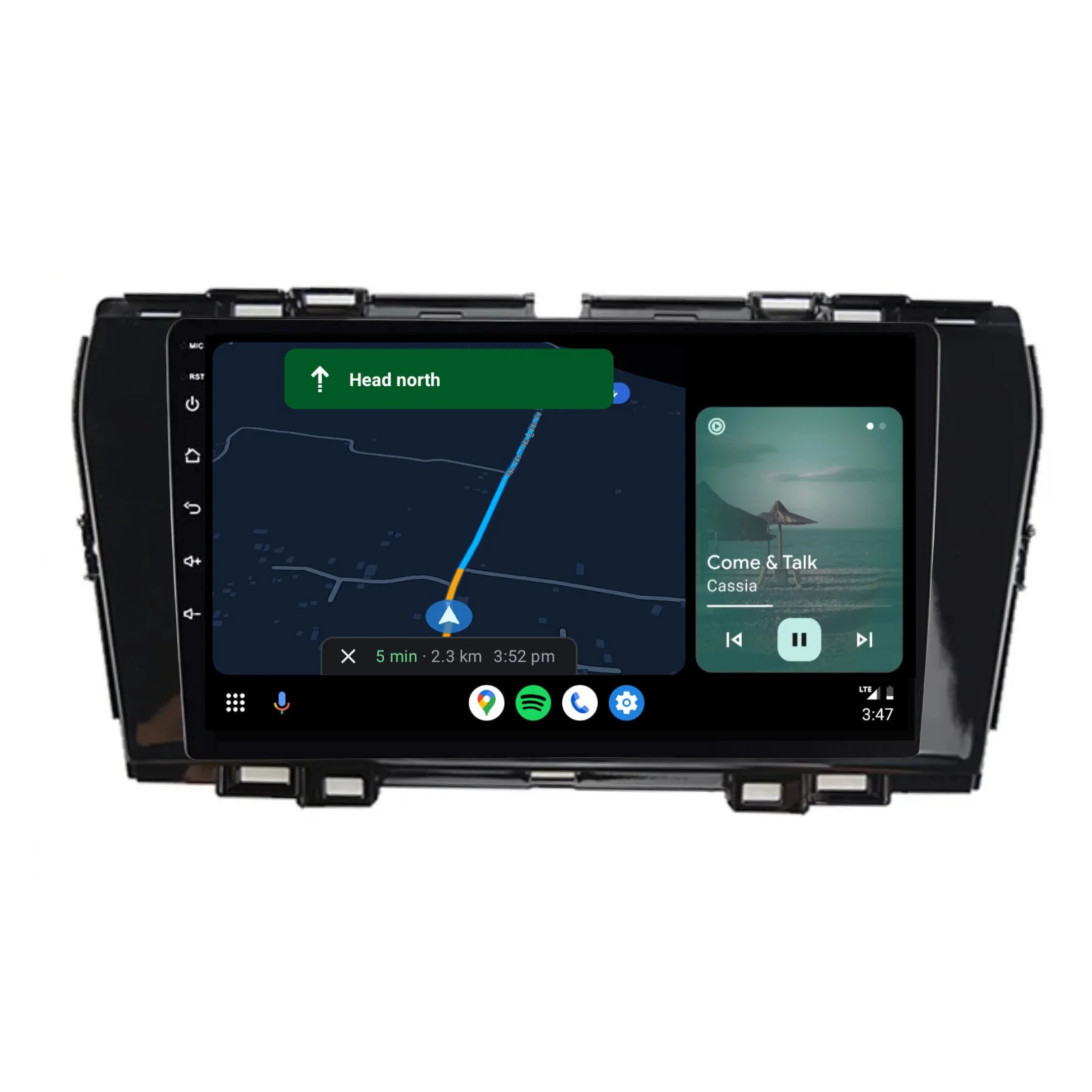 Ssangyong Korando (2019-2023) Plug & Play Head Unit Upgrade Kit: Car Radio with Wireless & Wired Apple CarPlay & Android Auto - Image 4