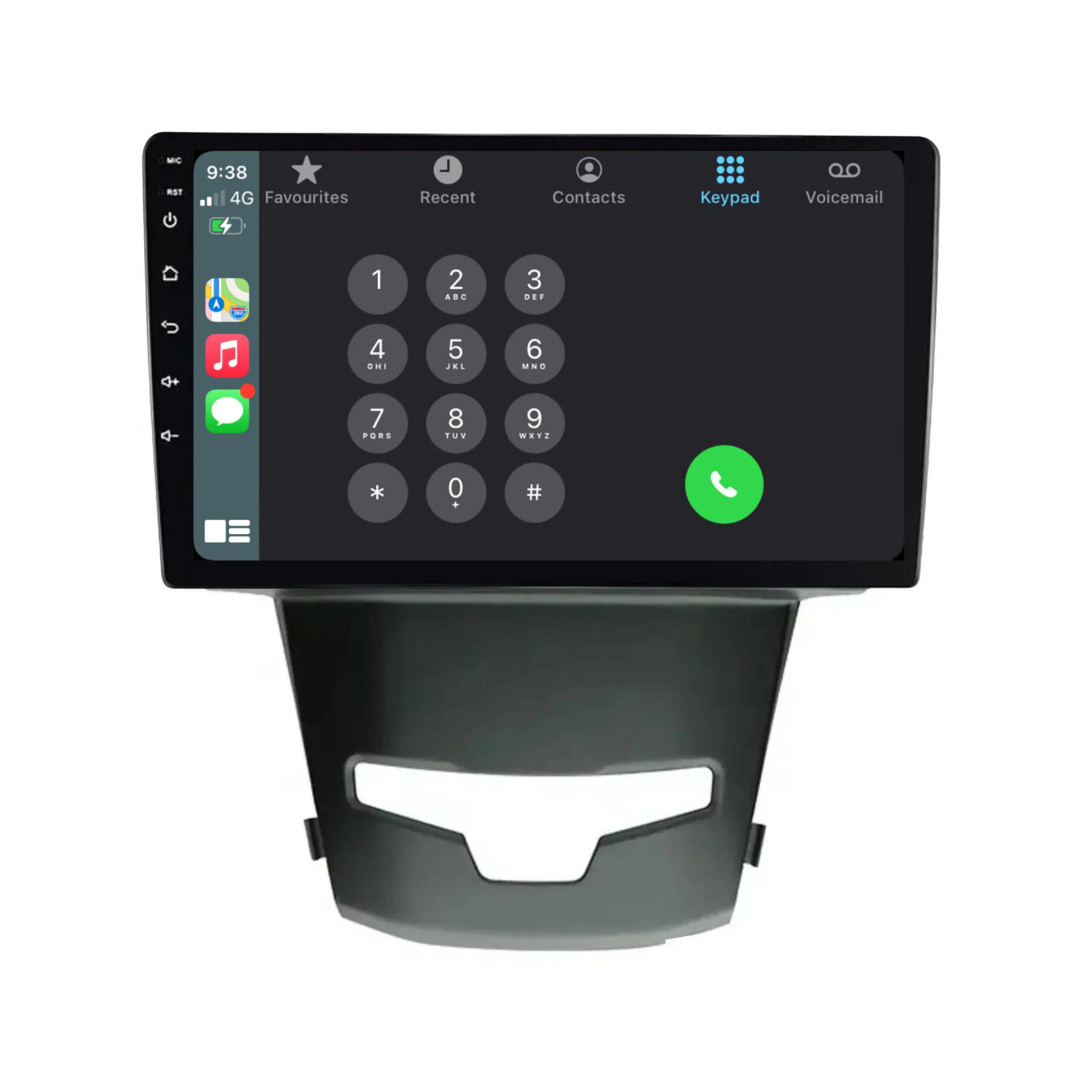Ssangyong Korando / Actyon (2014-2016) Plug & Play Head Unit Upgrade Kit: Car Radio with Wireless & Wired Apple CarPlay & Android Auto - Image 3