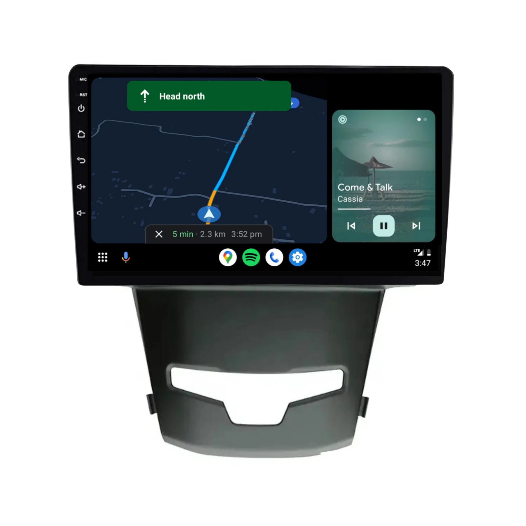 Ssangyong Korando / Actyon (2014-2016) Plug & Play Head Unit Upgrade Kit: Car Radio with Wireless & Wired Apple CarPlay & Android Auto - Image 4
