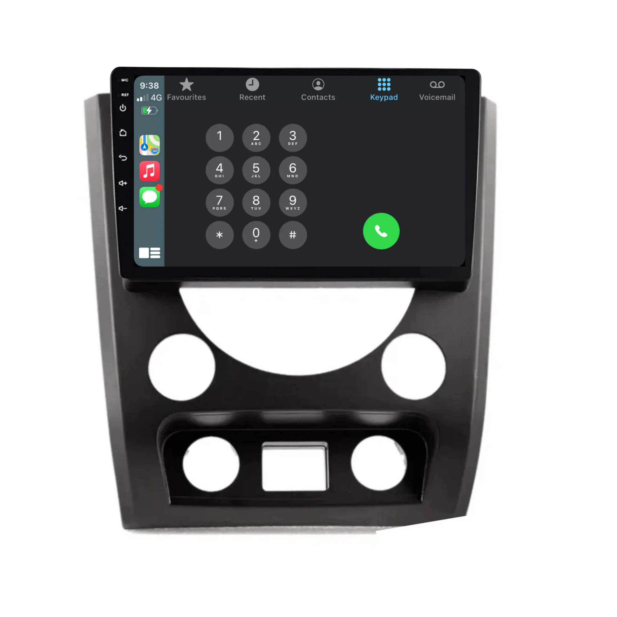 Ssangyong Rexton (2013-2016) Plug & Play Head Unit Upgrade Kit: Car Radio with Wireless & Wired Apple CarPlay & Android Auto - Image 3