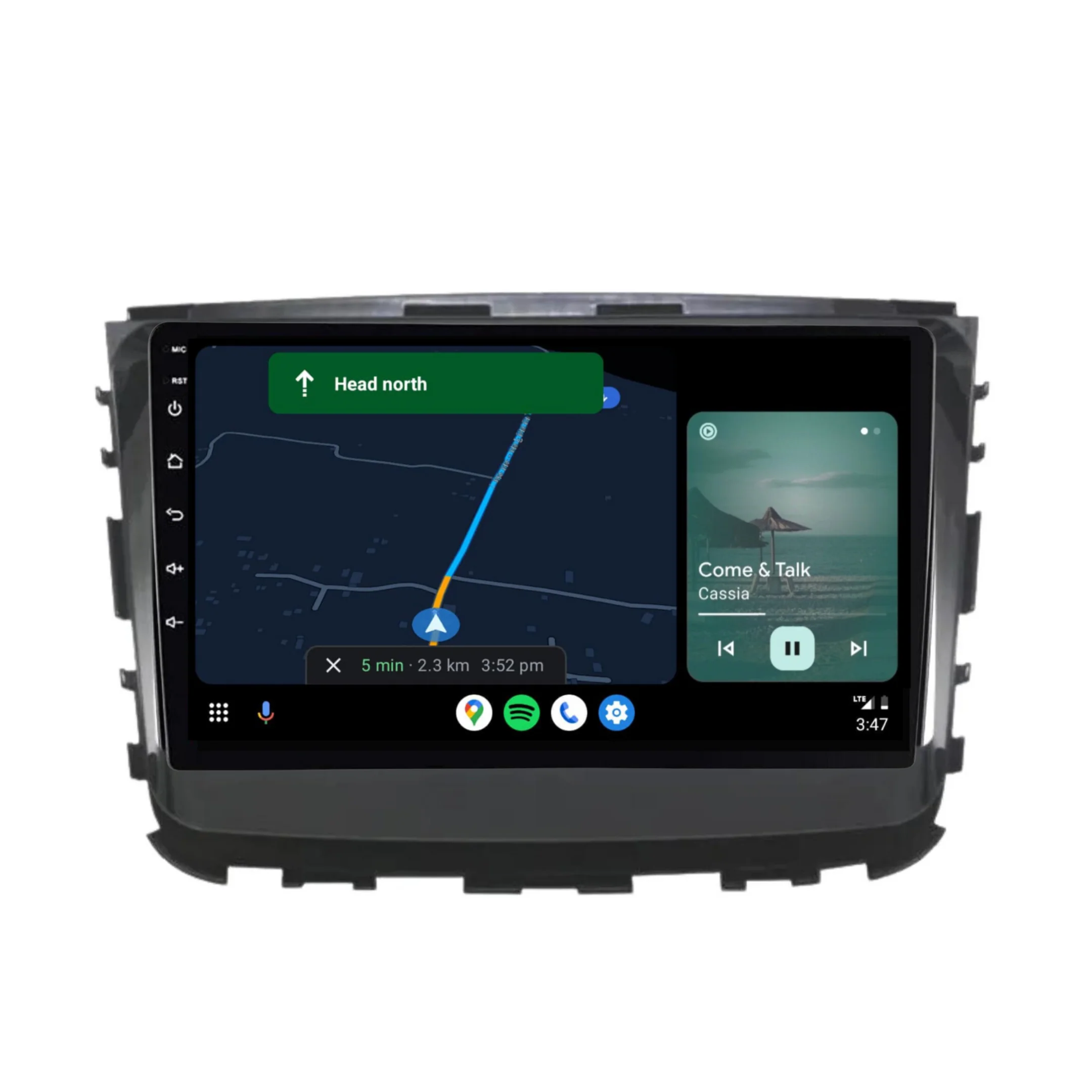 Ssangyong Rexton / Musso (2017-2023) Plug & Play Head Unit Upgrade Kit: Car Radio with Wireless & Wired Apple CarPlay & Android Auto - Image 3