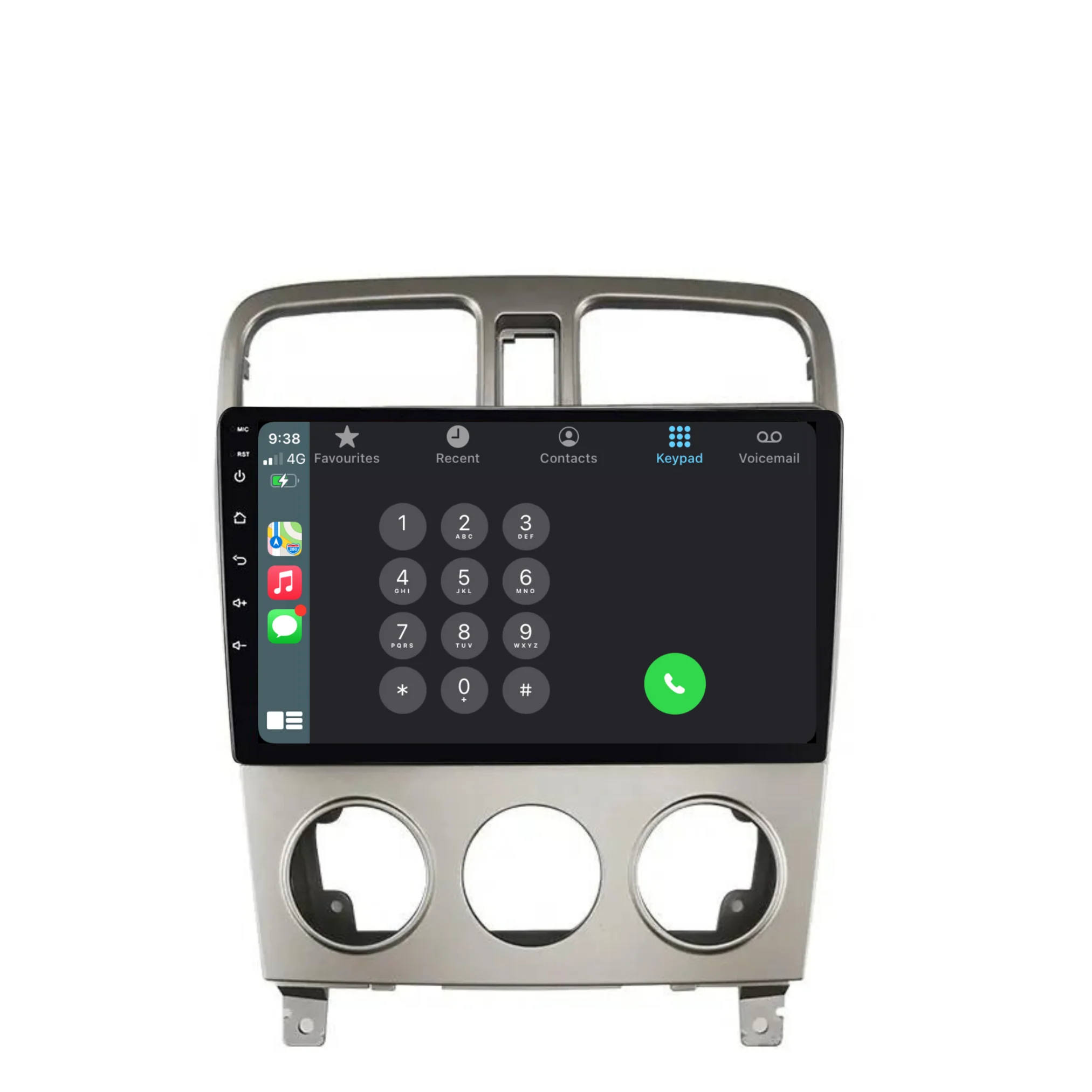 Subaru Forester (2004-2008) Plug & Play Head Unit Upgrade Kit: Car Radio with Wireless & Wired Apple CarPlay & Android Auto - Image 4