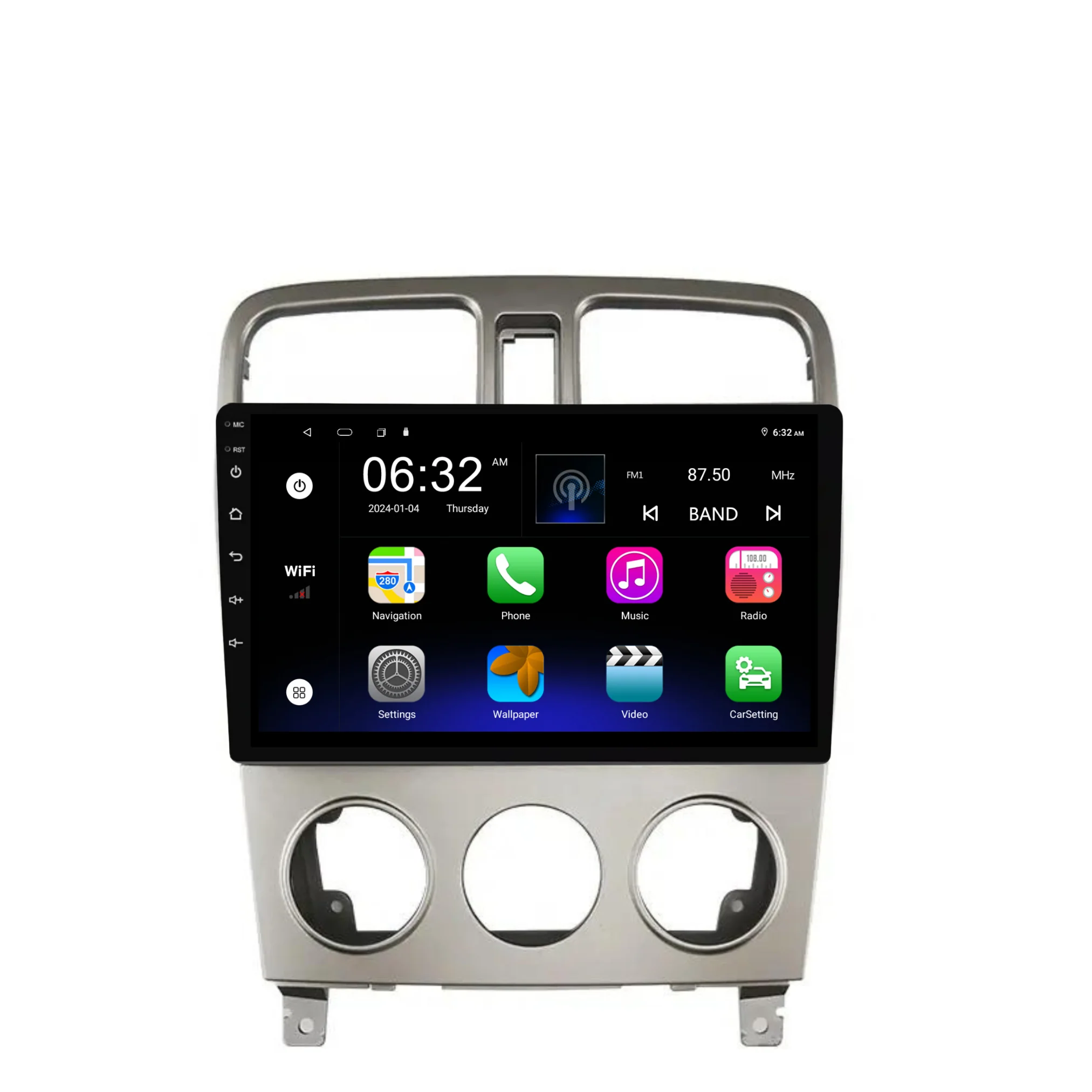 Subaru Forester (2004-2008) Plug & Play Head Unit Upgrade Kit: Car Radio with Wireless & Wired Apple CarPlay & Android Auto - Image 7