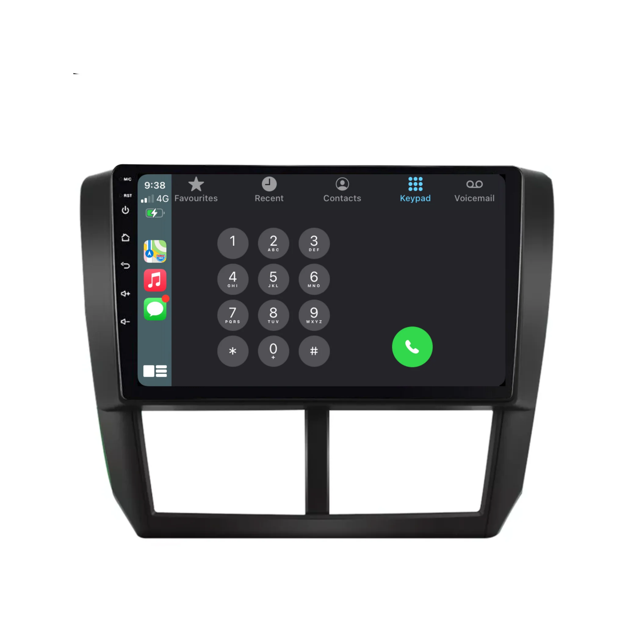 Subaru Forester/Impreza (2008-2012) Plug & Play Head Unit Upgrade Kit: Car Radio with Wireless & Wired Apple CarPlay & Android Auto - Image 4