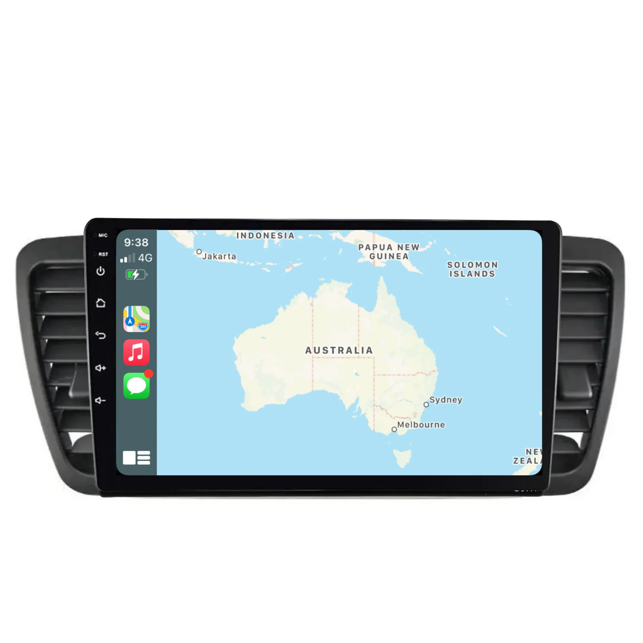 Subaru Outback/Legacy (2003-2009) Plug & Play Head Unit Upgrade Kit: Car Radio with Wireless & Wired Apple CarPlay & Android Auto - Image 3