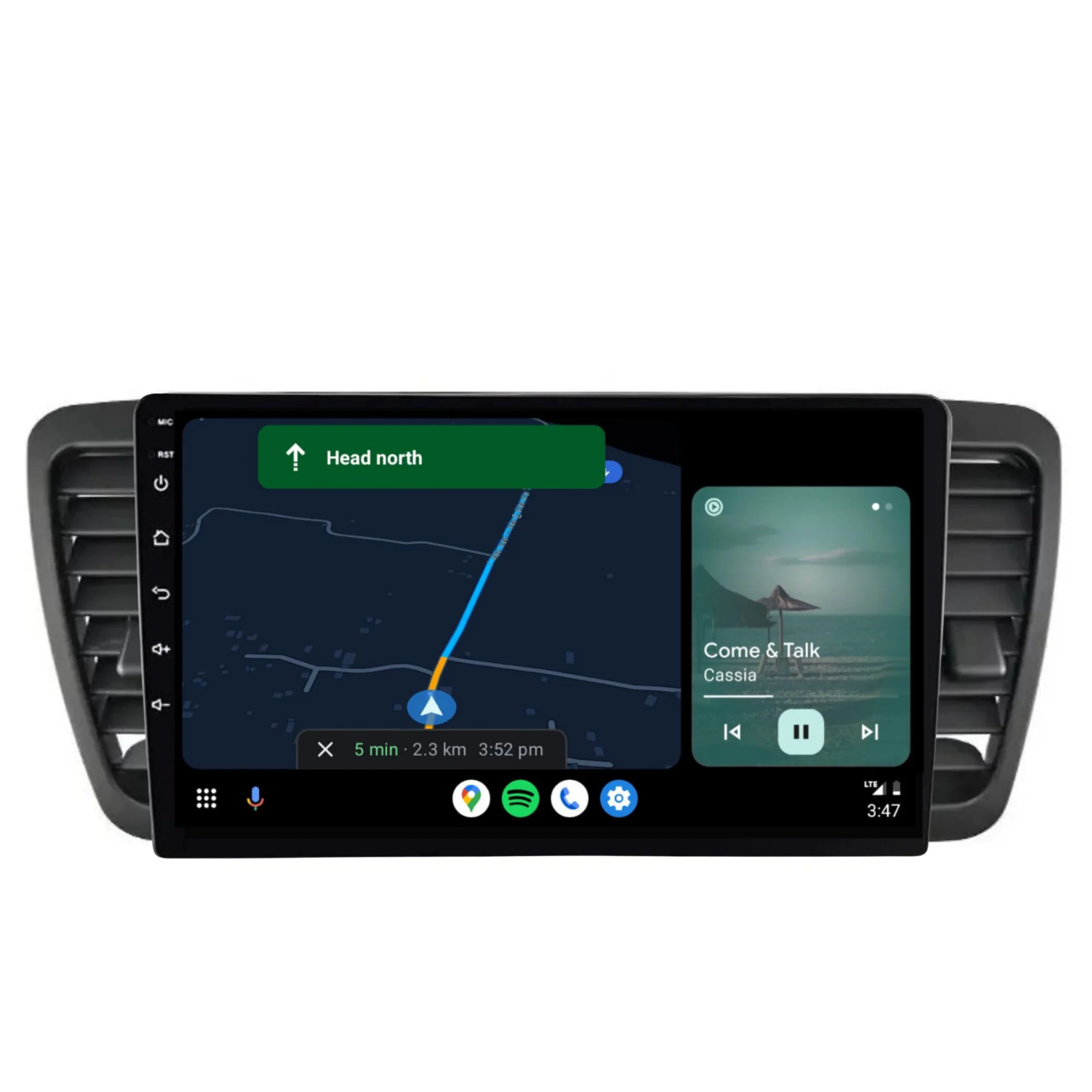 Subaru Outback/Legacy (2003-2009) Plug & Play Head Unit Upgrade Kit: Car Radio with Wireless & Wired Apple CarPlay & Android Auto - Image 5