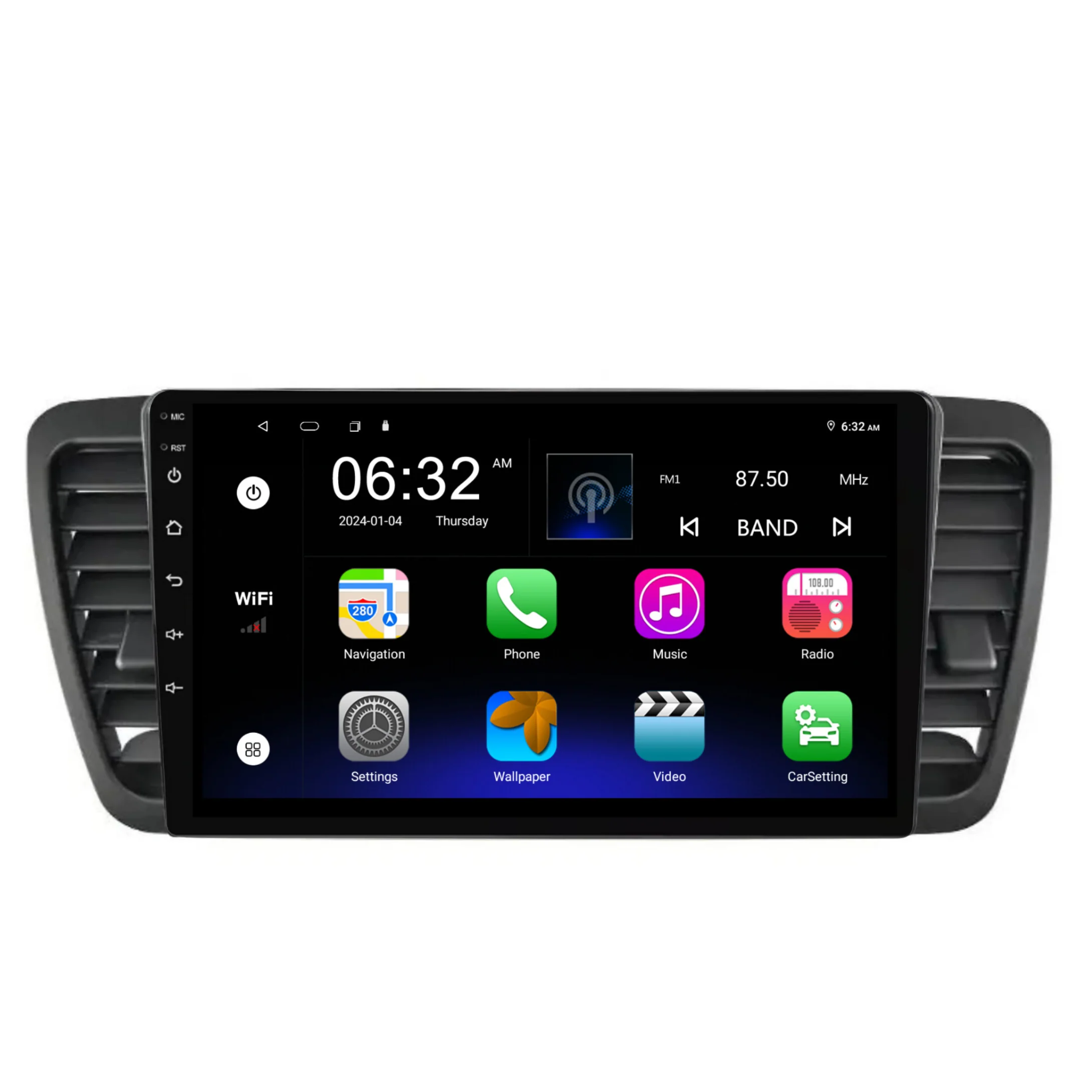 Subaru Outback/Legacy (2003-2009) Plug & Play Head Unit Upgrade Kit: Car Radio with Wireless & Wired Apple CarPlay & Android Auto - Image 7