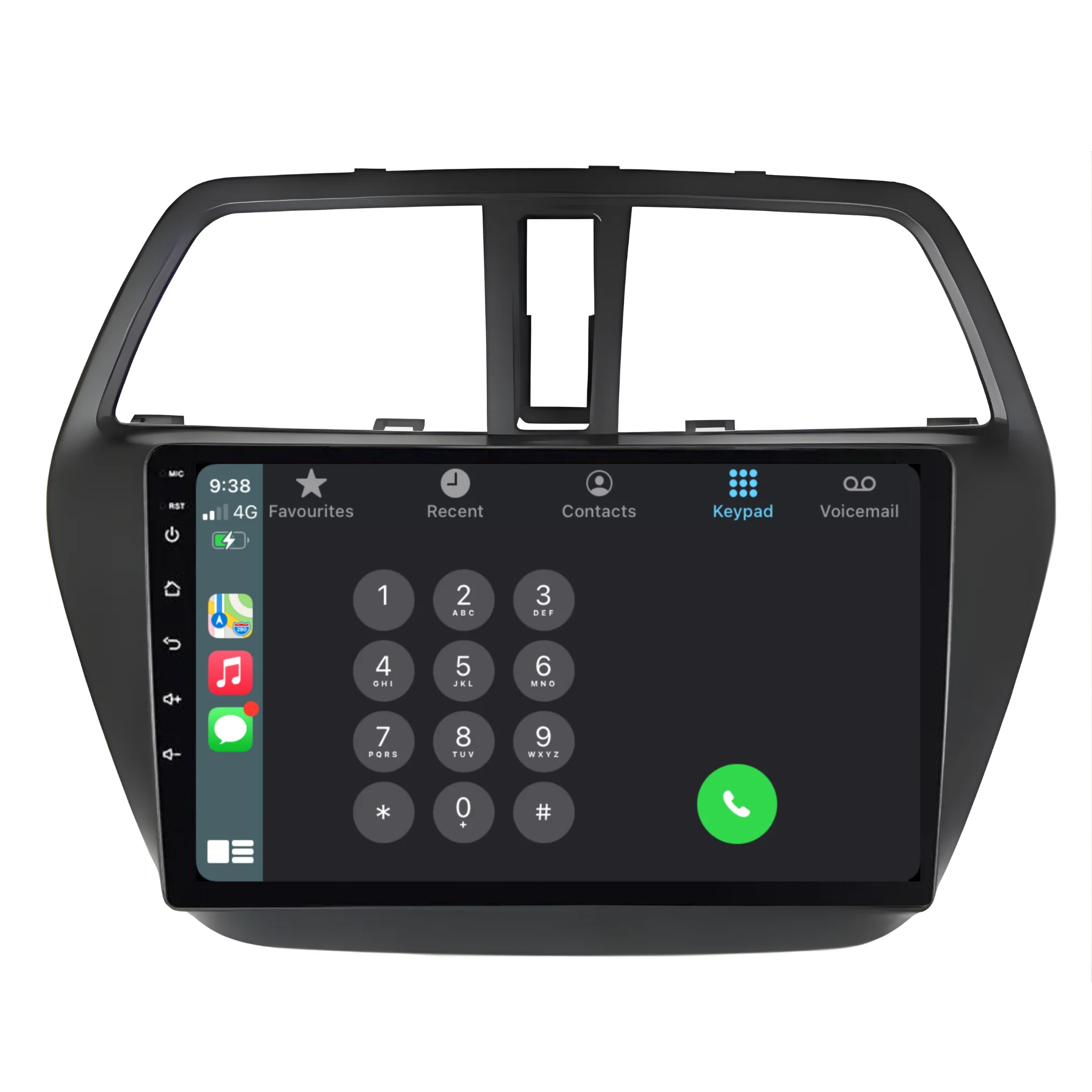 Suzuki S-Cross / S Cross (2012-2016) Plug & Play Head Unit Upgrade Kit: Car Radio with Wireless & Wired Apple CarPlay & Android Auto - Image 3