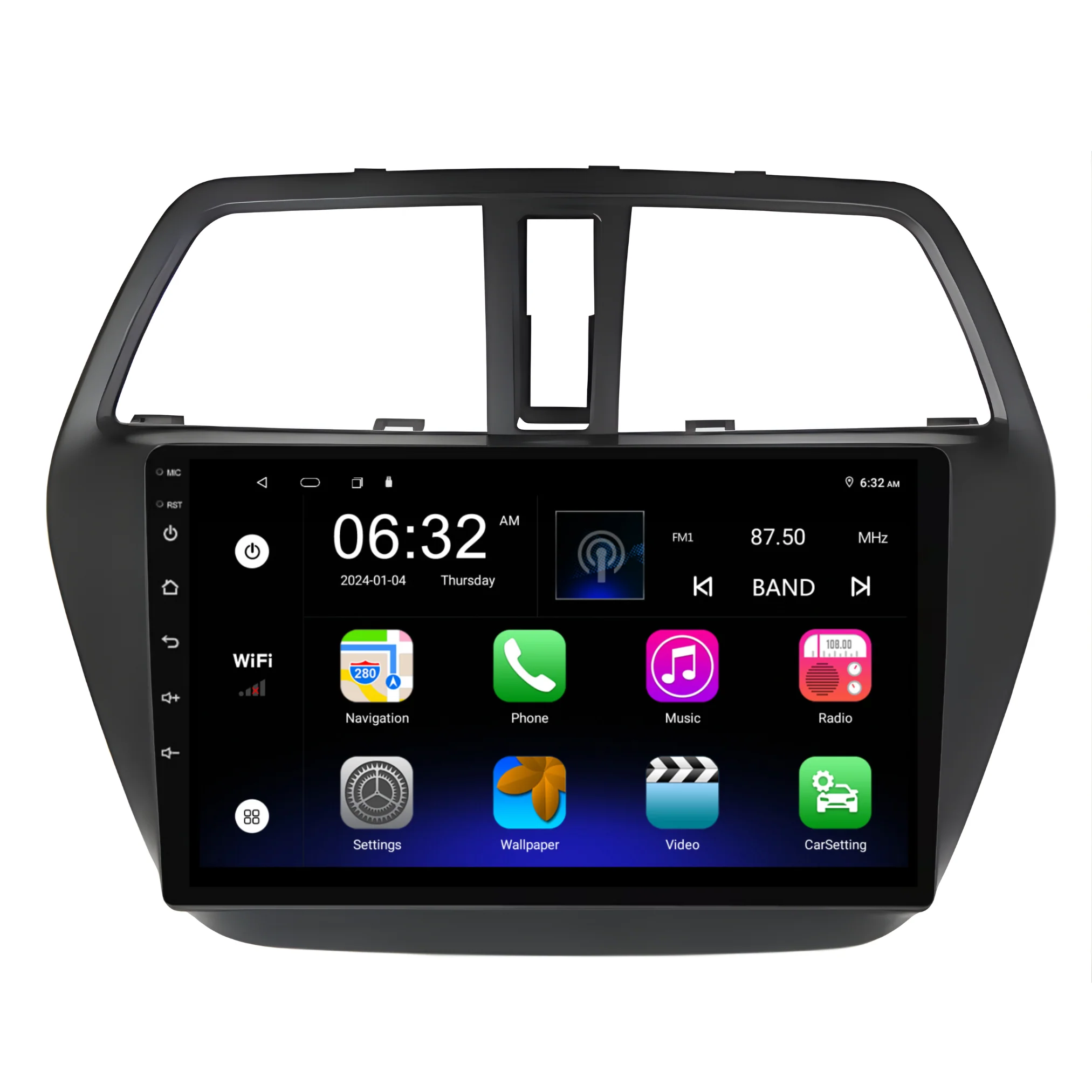 Suzuki S-Cross / S Cross (2012-2016) Plug & Play Head Unit Upgrade Kit: Car Radio with Wireless & Wired Apple CarPlay & Android Auto - Image 6