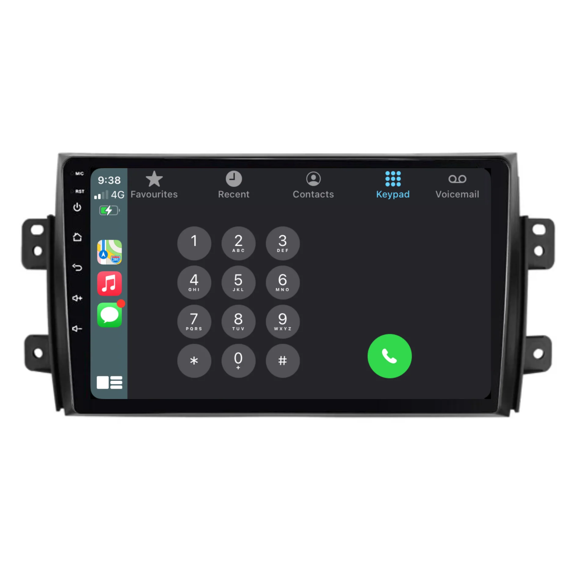 Suzuki SX4 (2006-2015) Plug & Play Head Unit Upgrade Kit: Car Radio with Wireless & Wired Apple CarPlay & Android Auto - Image 3