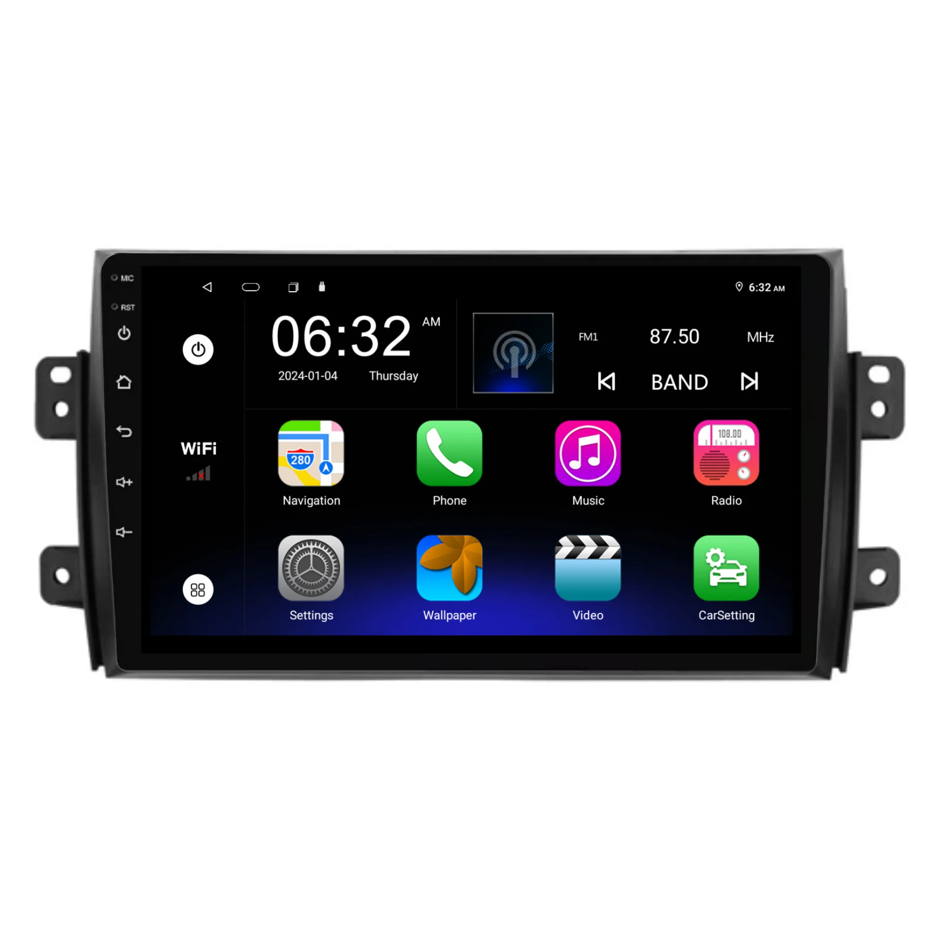 Suzuki SX4 (2006-2015) Plug & Play Head Unit Upgrade Kit: Car Radio with Wireless & Wired Apple CarPlay & Android Auto - Image 6