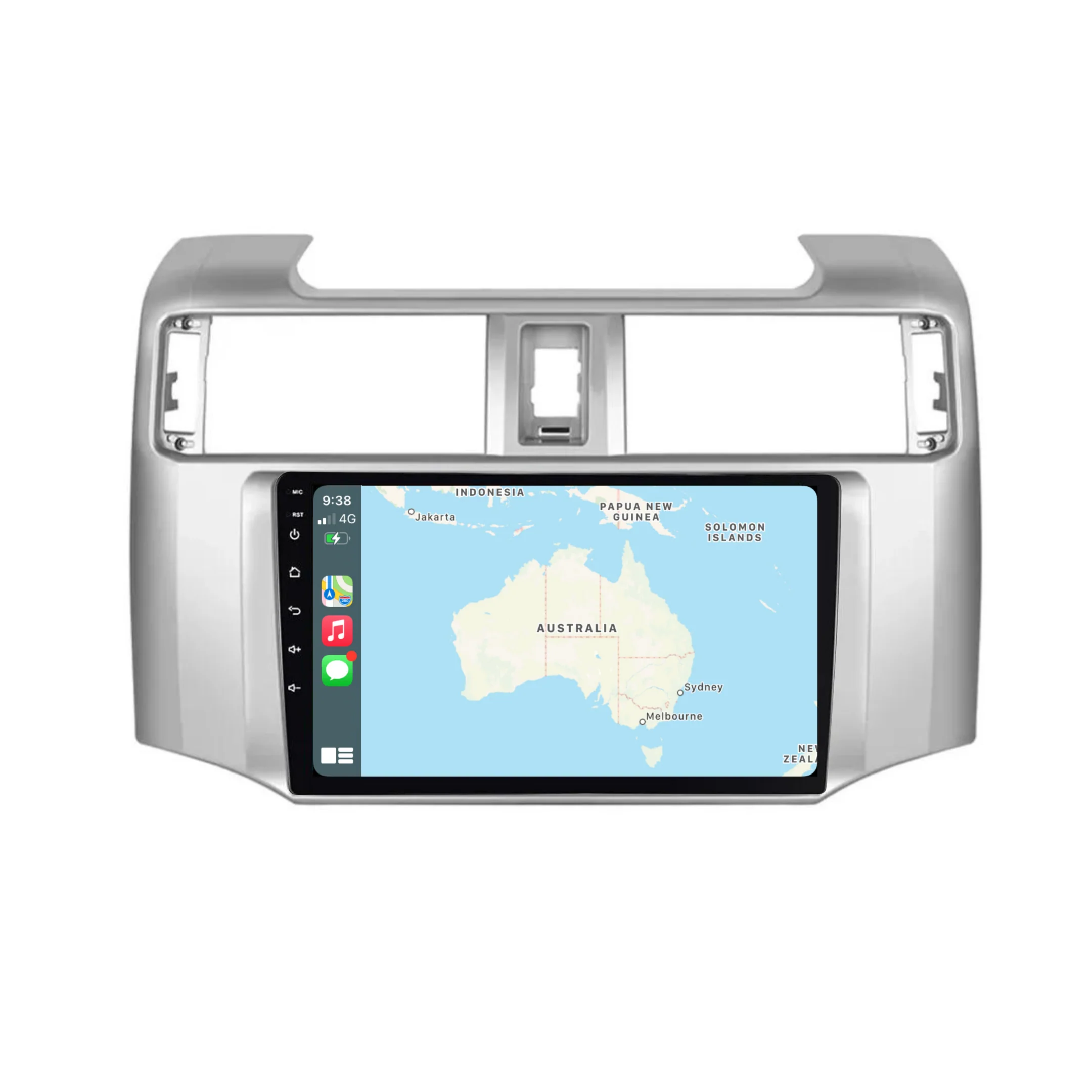 Toyota 4Runner (2010-2015) Plug & Play Head Unit Upgrade Kit: Car Radio with Wireless & Wired Apple CarPlay & Android Auto - Image 2