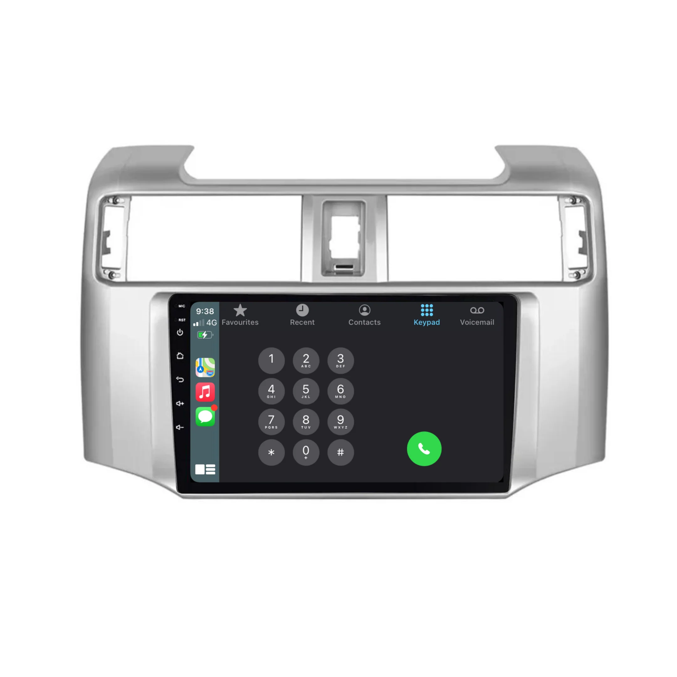 Toyota 4Runner (2010-2015) Plug & Play Head Unit Upgrade Kit: Car Radio with Wireless & Wired Apple CarPlay & Android Auto - Image 3