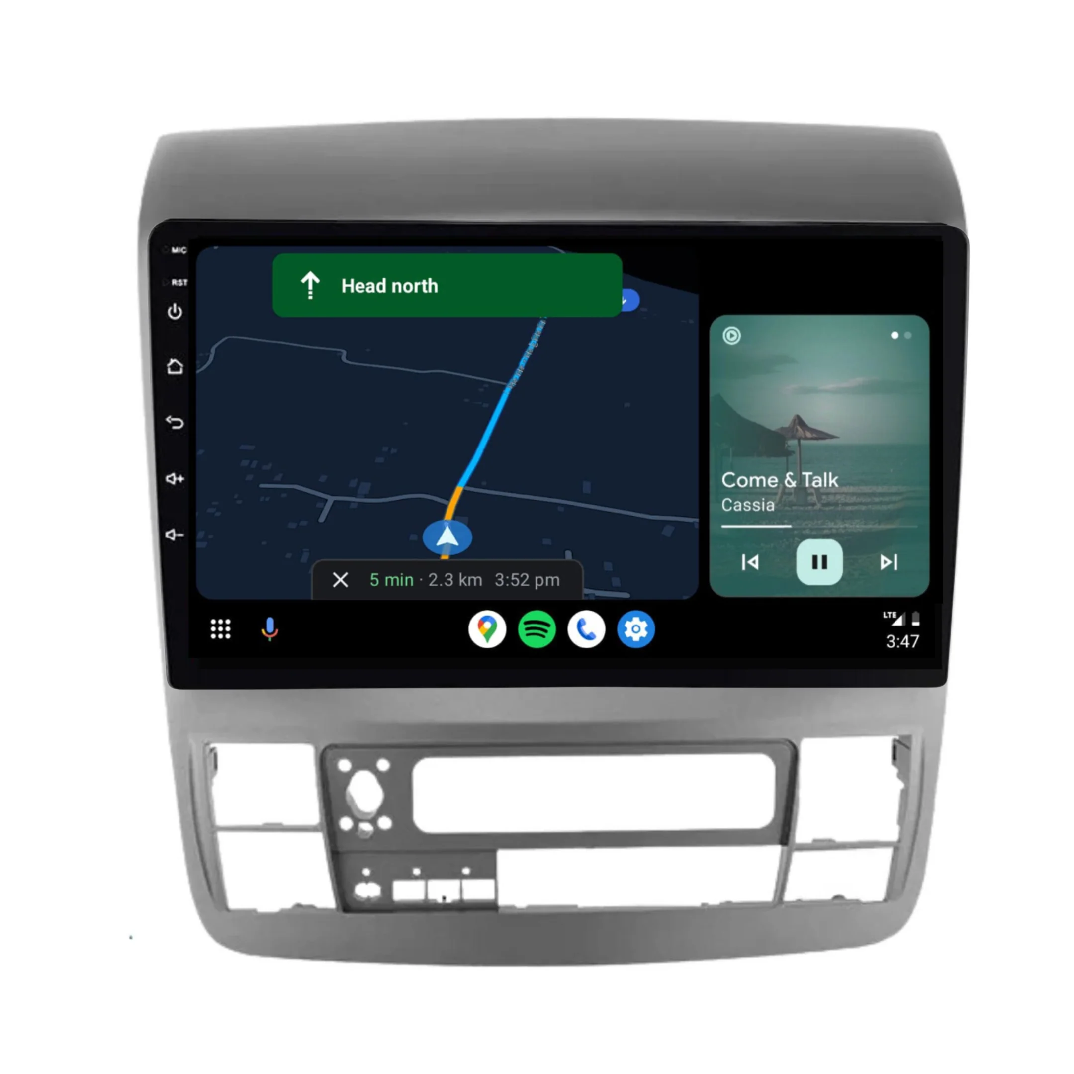 Toyota Alphard 2002-2011 Plug & Play Head Unit Upgrade Kit: Car Radio with Wireless & Wired Apple CarPlay & Android Auto - Image 4