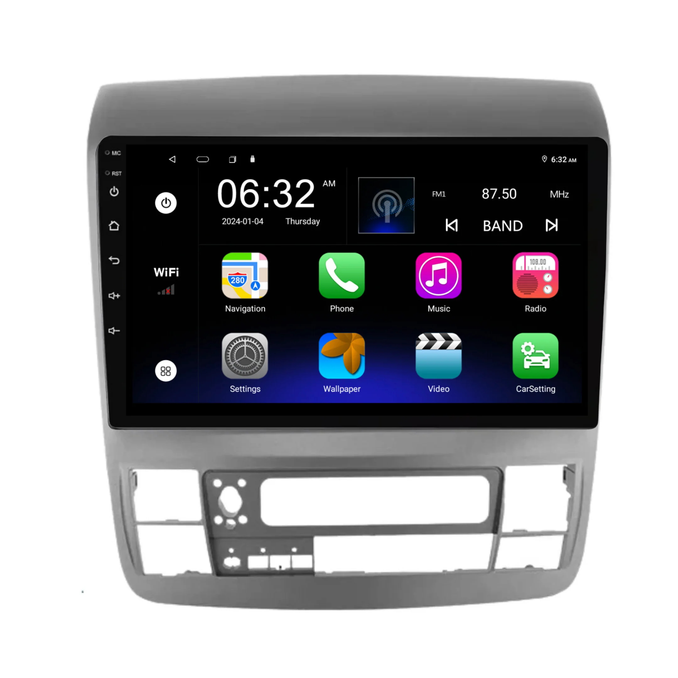 Toyota Alphard 2002-2011 Plug & Play Head Unit Upgrade Kit: Car Radio with Wireless & Wired Apple CarPlay & Android Auto - Image 6