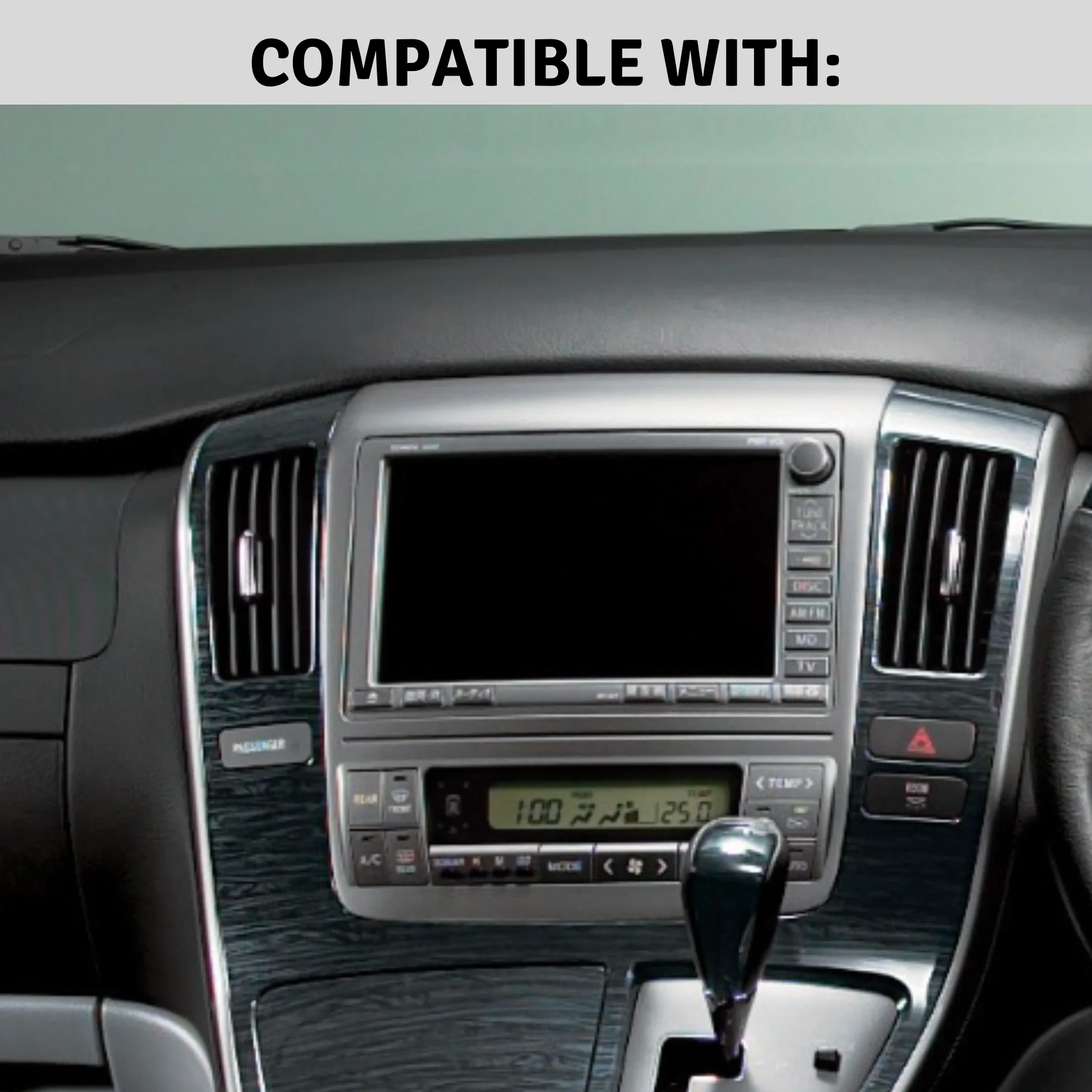 Toyota Alphard 2002-2011 Plug & Play Head Unit Upgrade Kit: Car Radio with Wireless & Wired Apple CarPlay & Android Auto - Image 7
