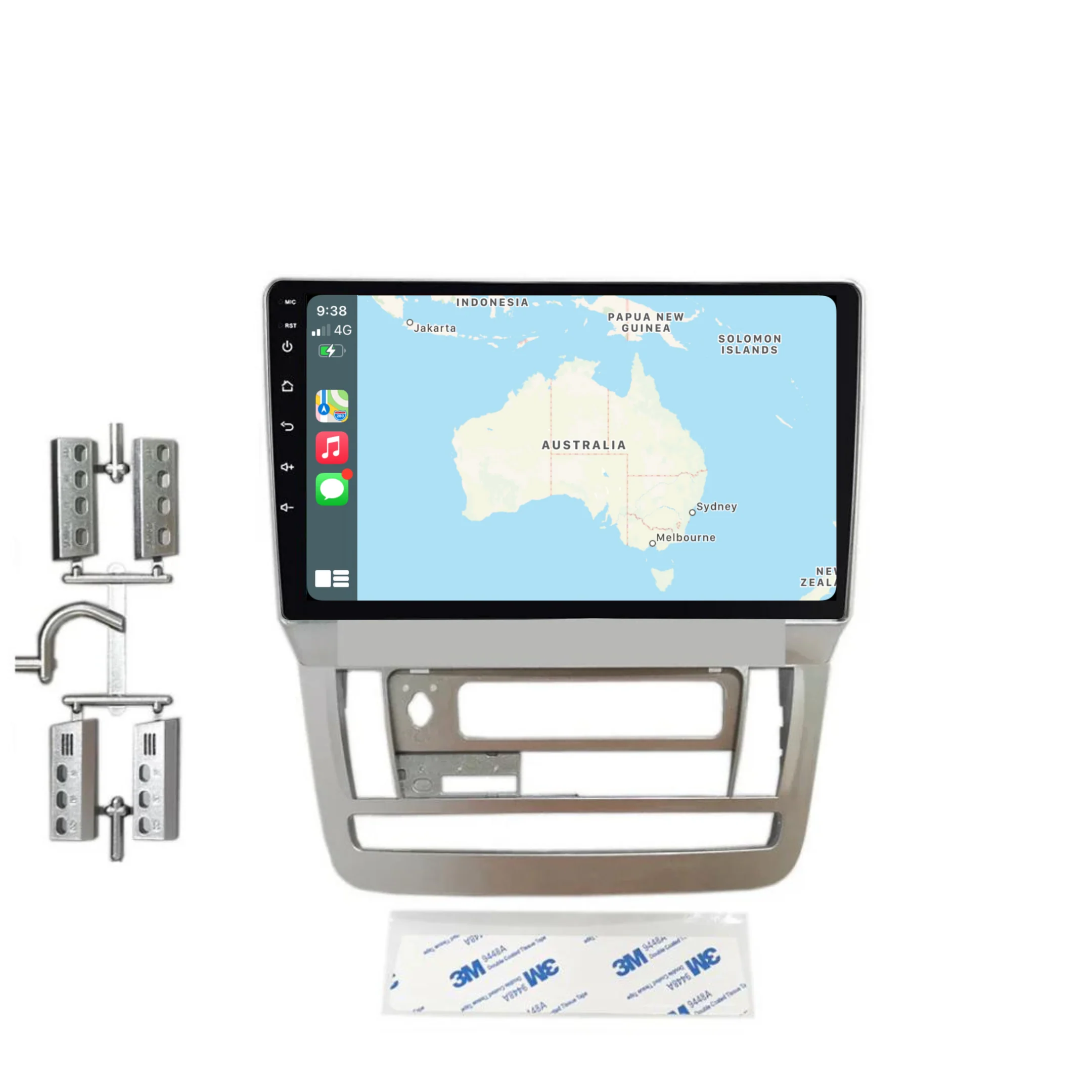 Toyota Alphard 2002-2011 Plug & Play Head Unit Upgrade Kit: Car Radio with Wireless & Wired Apple CarPlay & Android Auto - Image 2