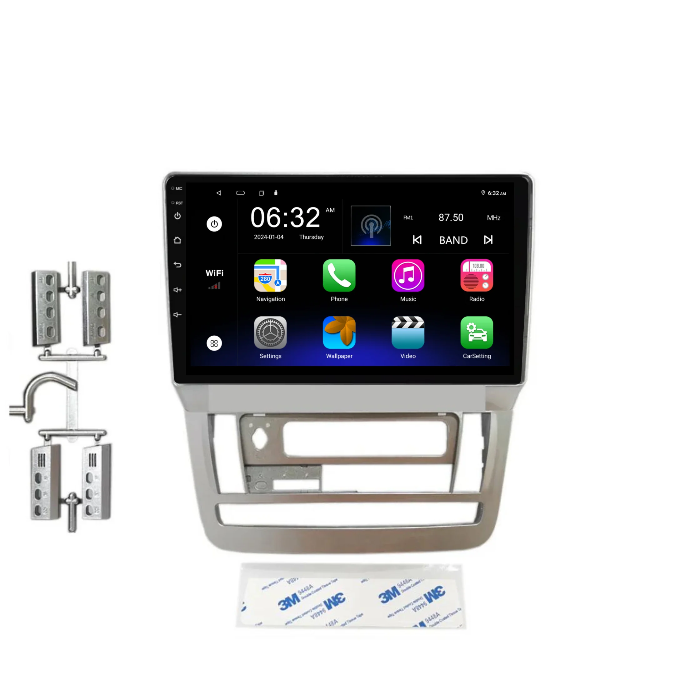 Toyota Alphard 2002-2011 Plug & Play Head Unit Upgrade Kit: Car Radio with Wireless & Wired Apple CarPlay & Android Auto - Image 6