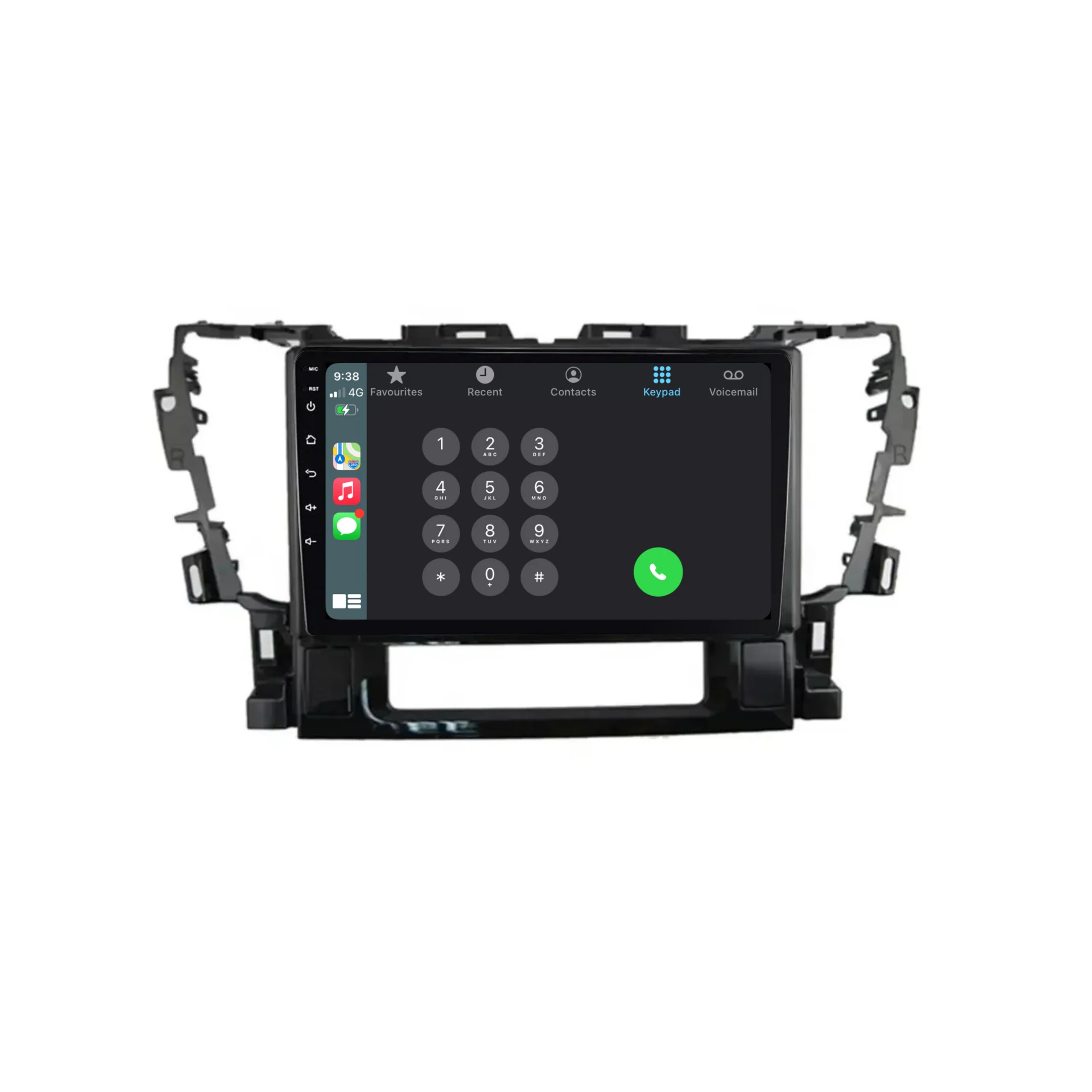 Toyota Alphard / Vellfire (2015-2020) Plug & Play Head Unit Upgrade Kit: Car Radio with Wireless & Wired Apple CarPlay & Android Auto - Image 3
