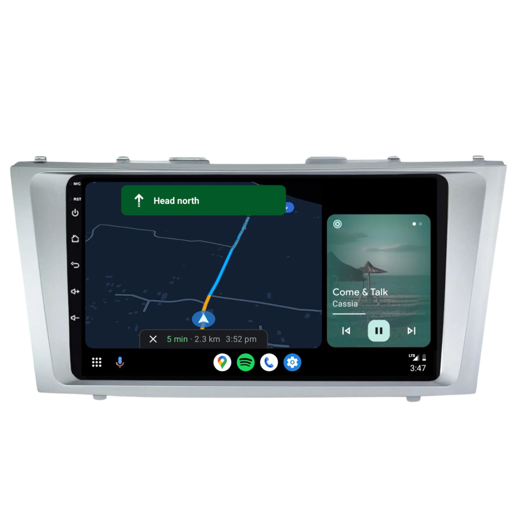 Toyota Camry / Aurion (2006-2011) Plug & Play Head Unit Upgrade Kit: Car Radio with Wireless & Wired Apple CarPlay & Android Auto - Image 5
