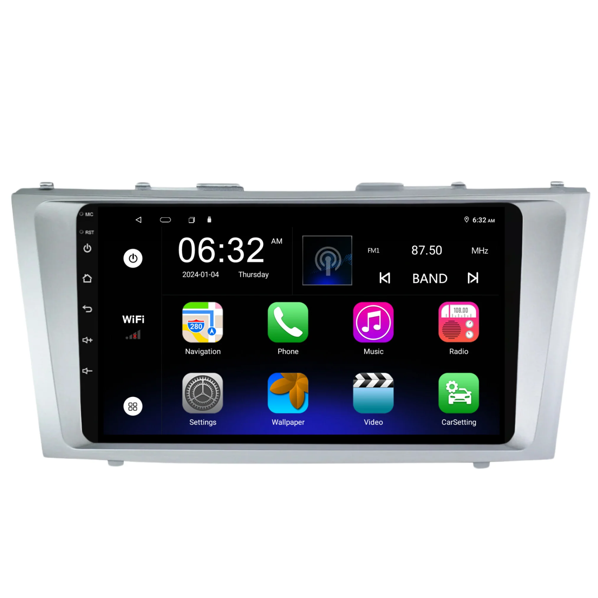 Toyota Camry / Aurion (2006-2011) Plug & Play Head Unit Upgrade Kit: Car Radio with Wireless & Wired Apple CarPlay & Android Auto - Image 7