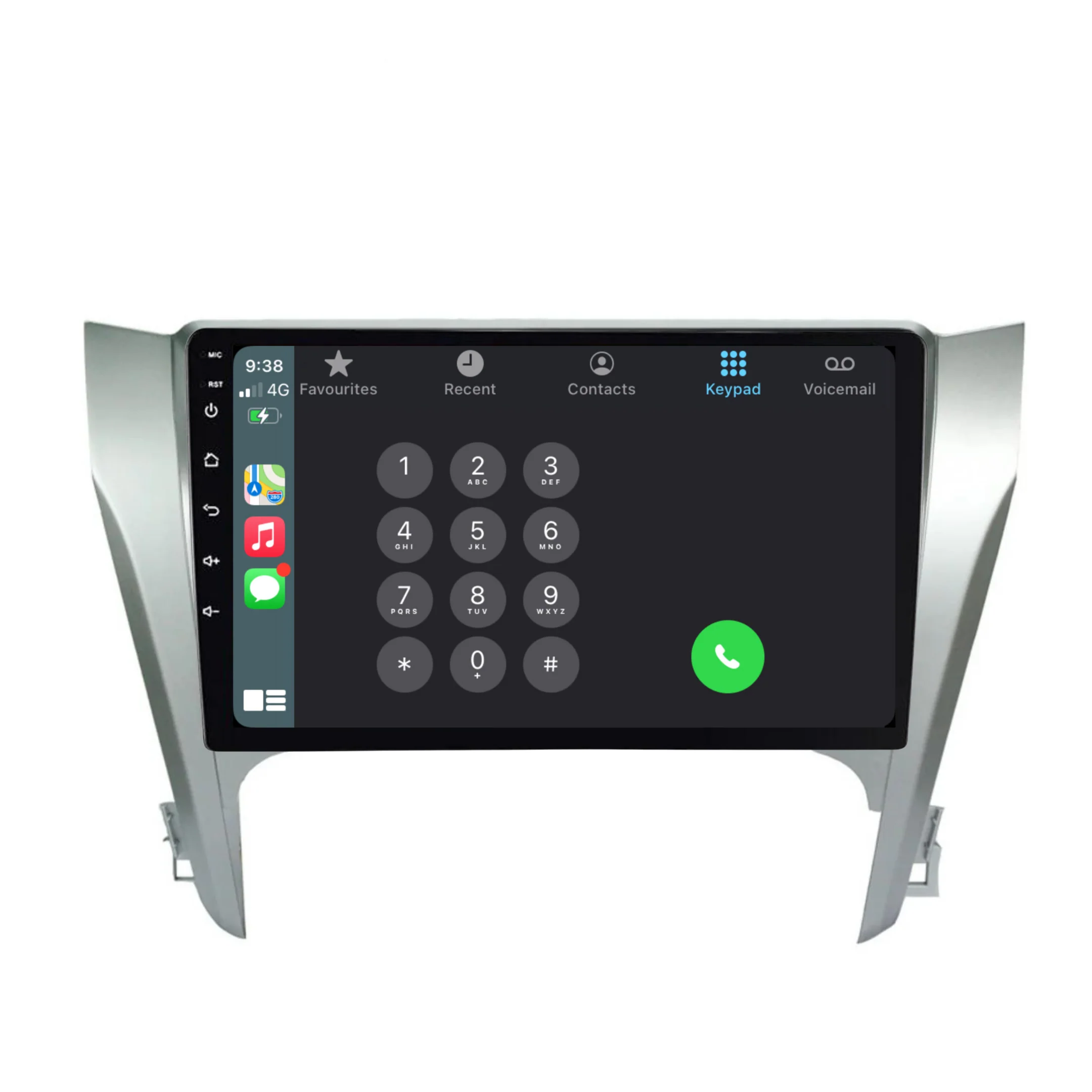 Toyota Camry (2012-2014) Plug & Play Head Unit Upgrade Kit: Car Radio with Wireless & Wired Apple CarPlay & Android Auto - Image 3