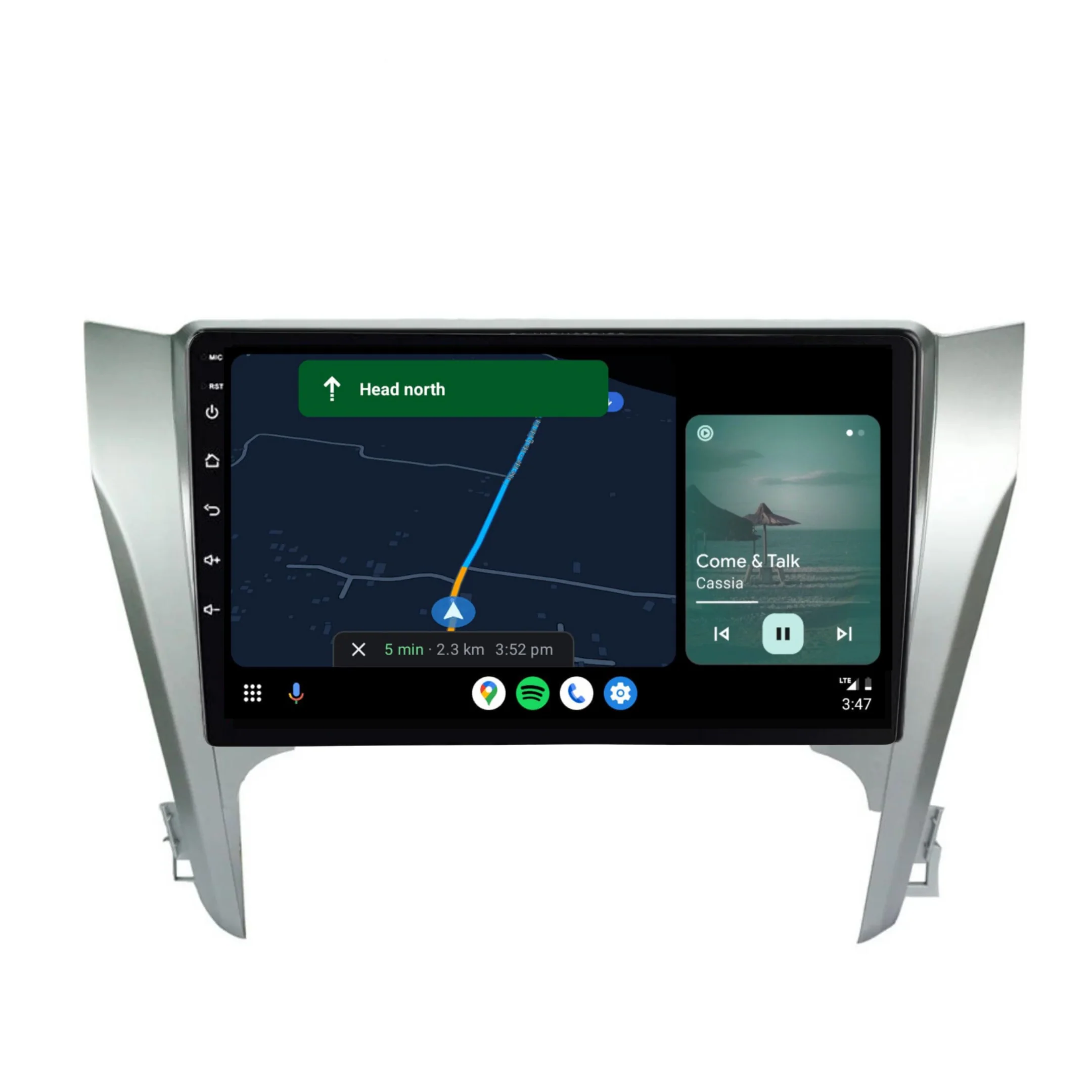Toyota Camry (2012-2014) Plug & Play Head Unit Upgrade Kit: Car Radio with Wireless & Wired Apple CarPlay & Android Auto - Image 4