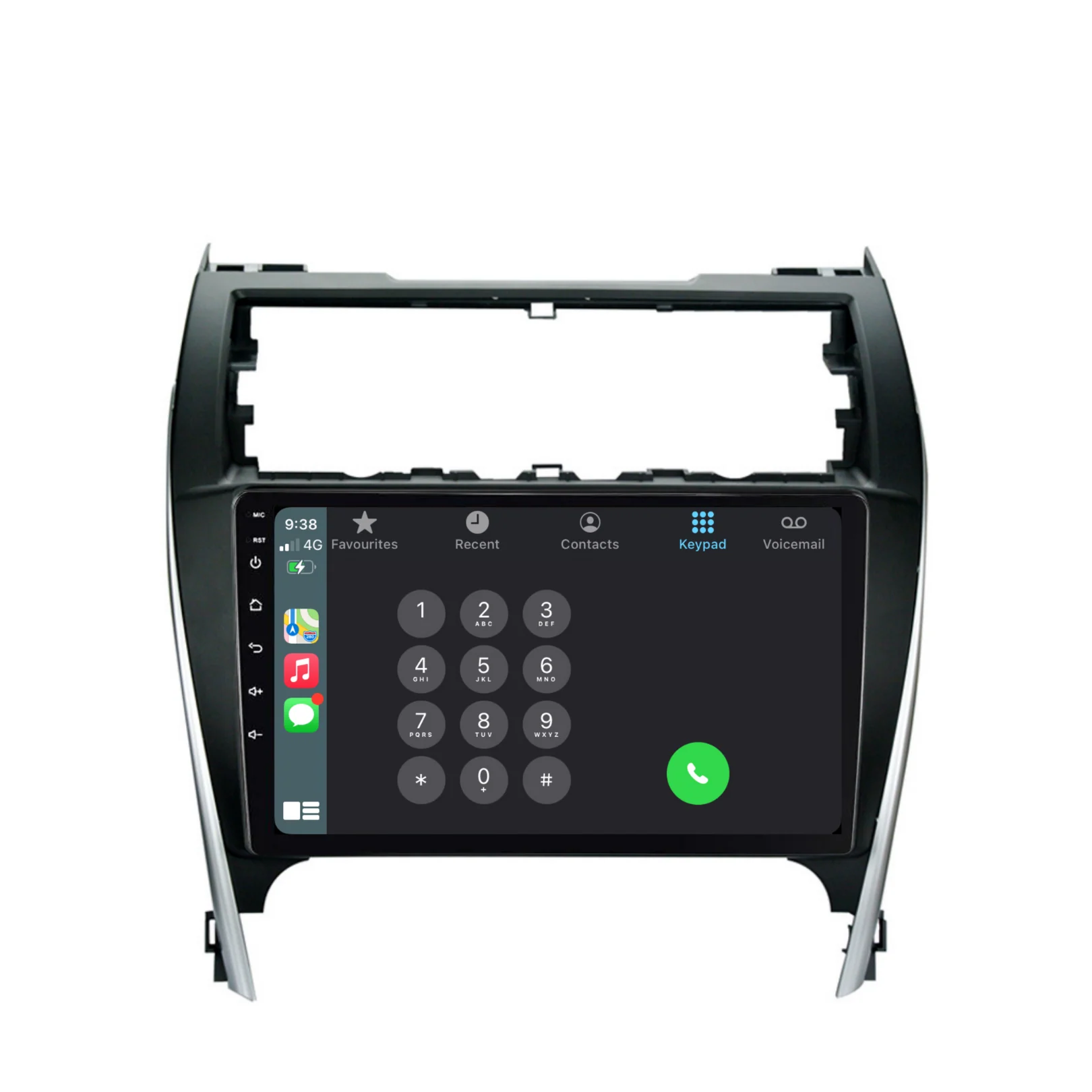 Toyota Camry (2012-2016) Plug & Play Head Unit Upgrade Kit: Car Radio with Wireless & Wired Apple CarPlay & Android Auto - Image 4