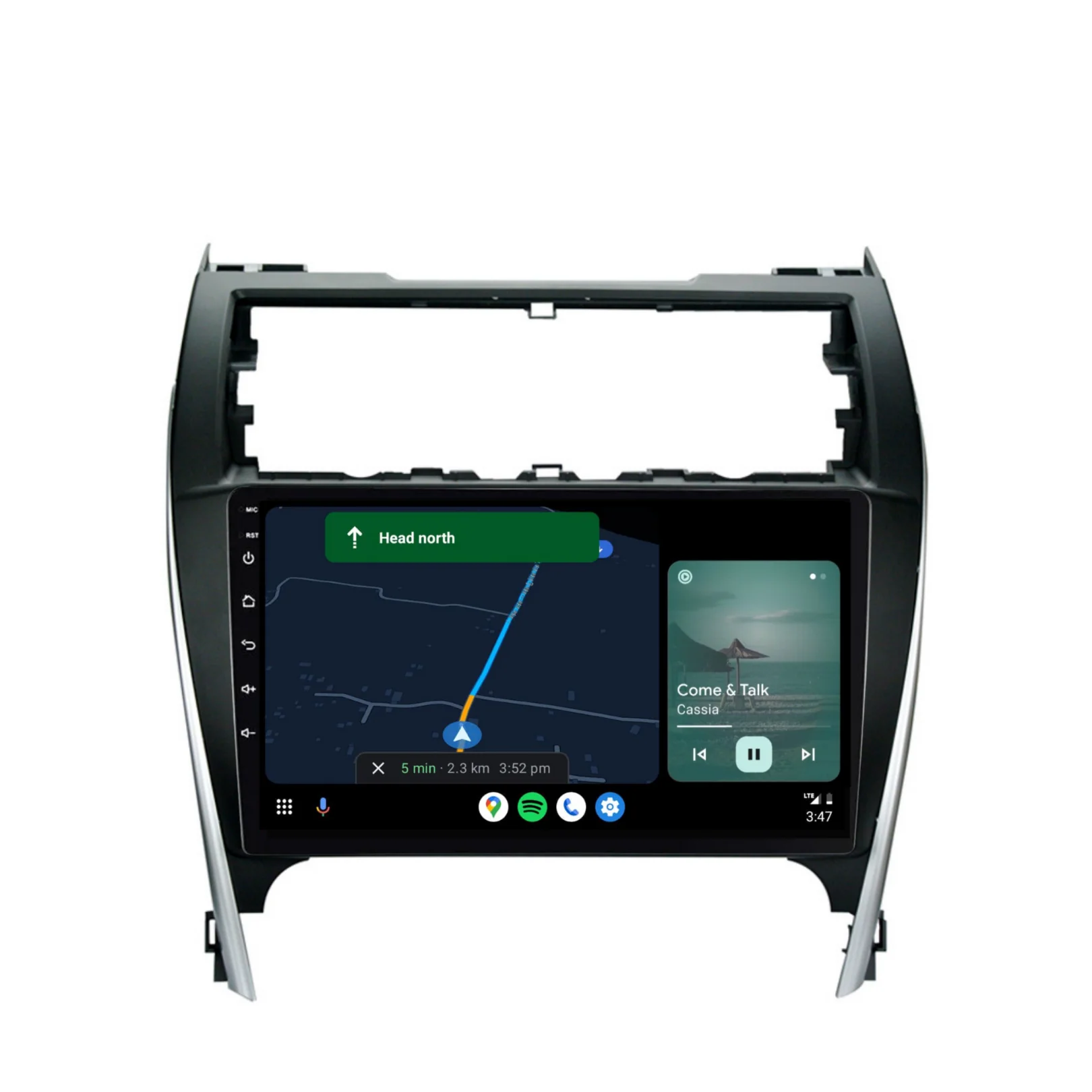 Toyota Camry (2012-2016) Plug & Play Head Unit Upgrade Kit: Car Radio with Wireless & Wired Apple CarPlay & Android Auto - Image 5